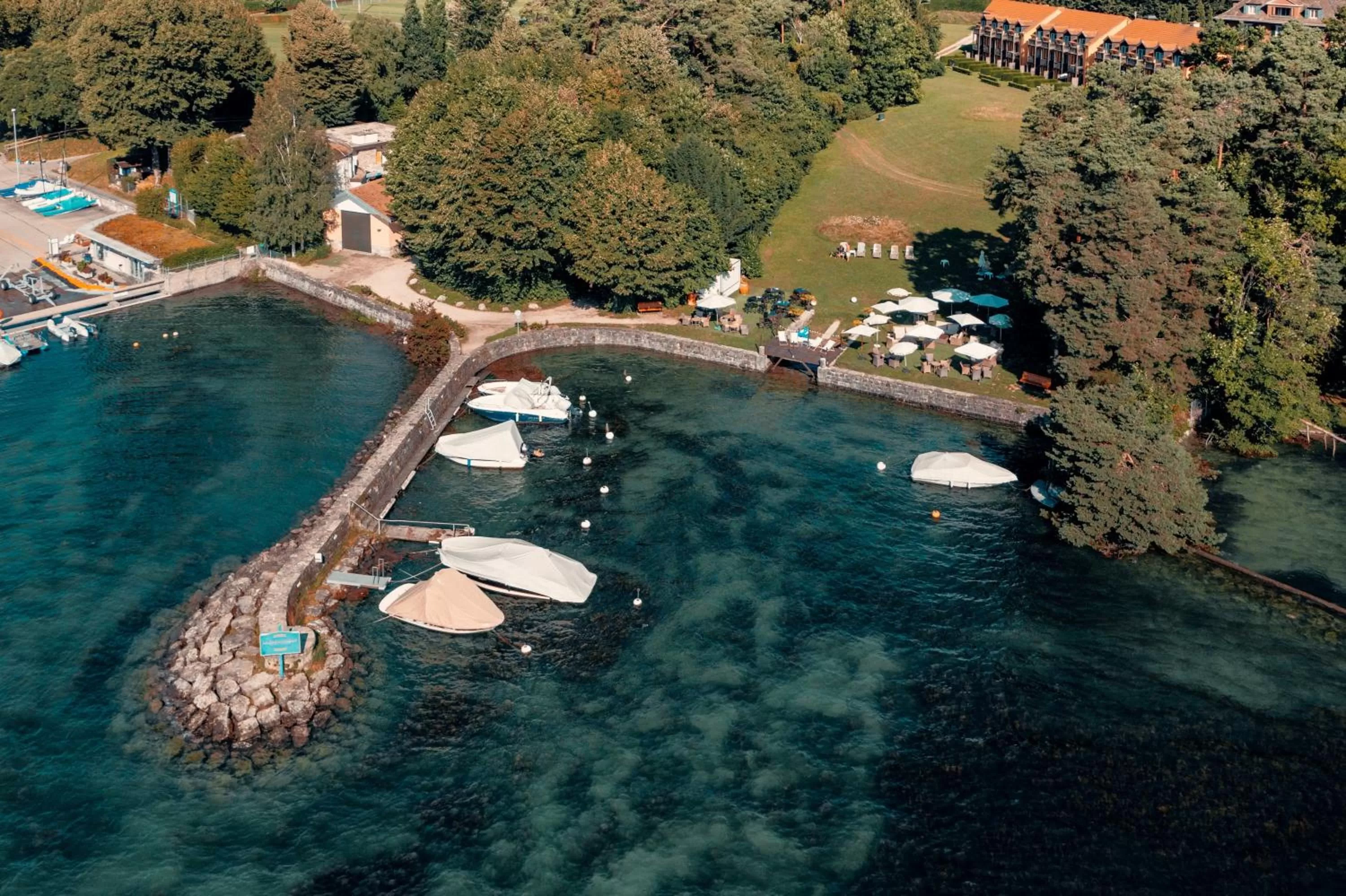 Bird's eye view in Hotel La Barcarolle