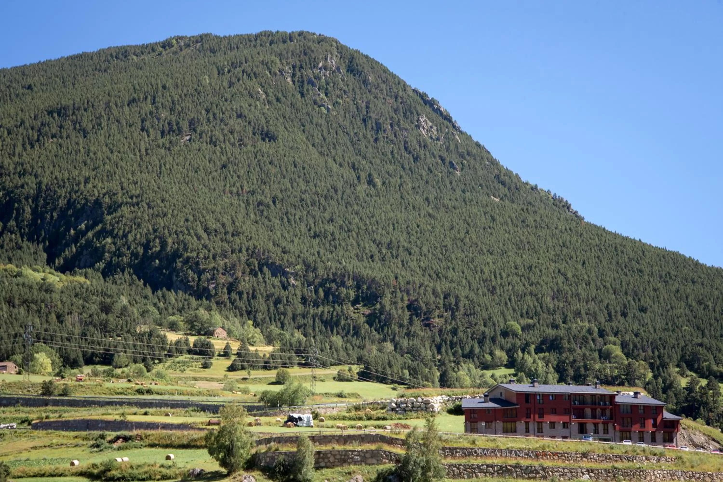 Bird's eye view in Obaga Blanca & Spa