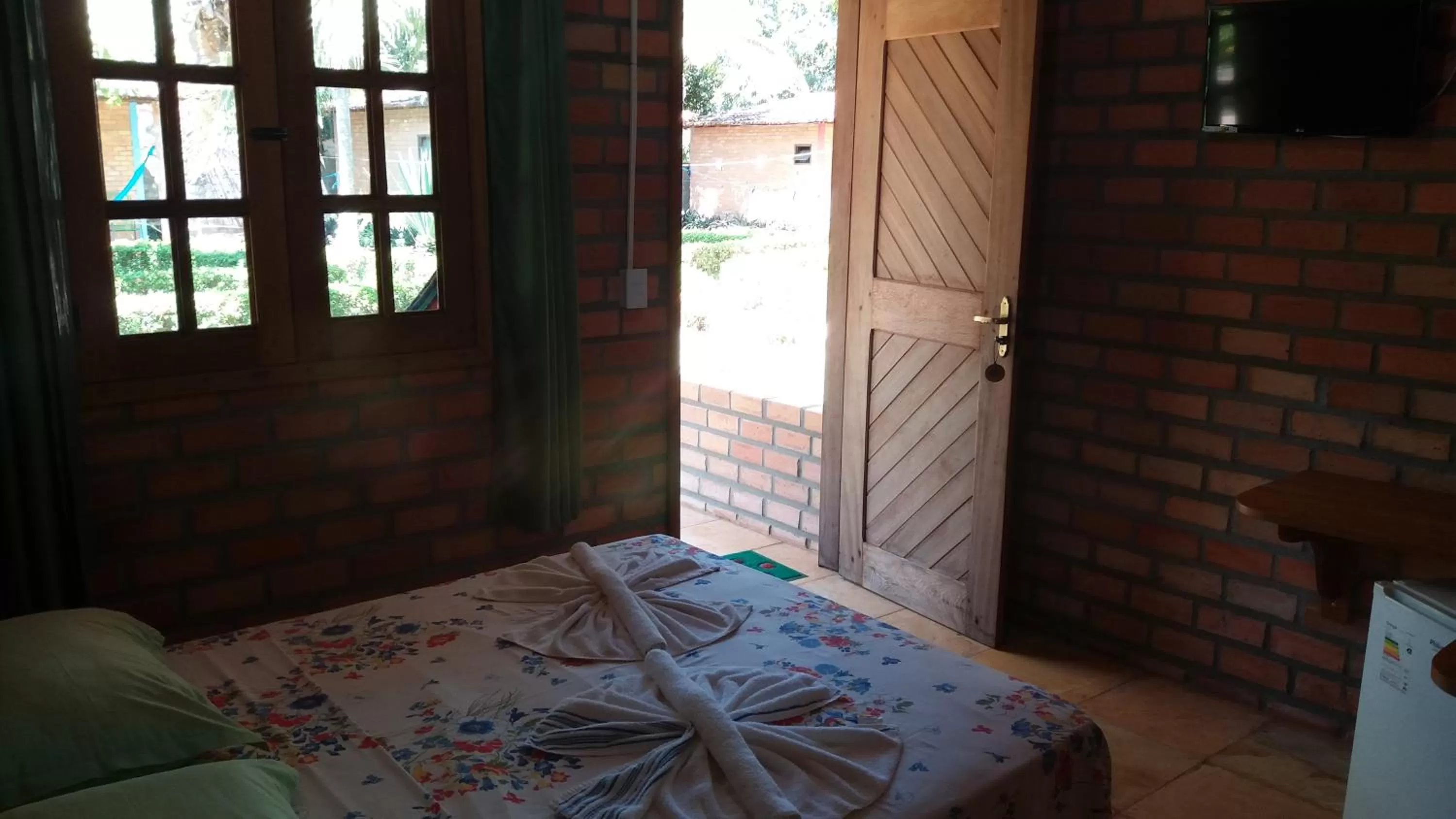 Bed in Pousada do Riacho