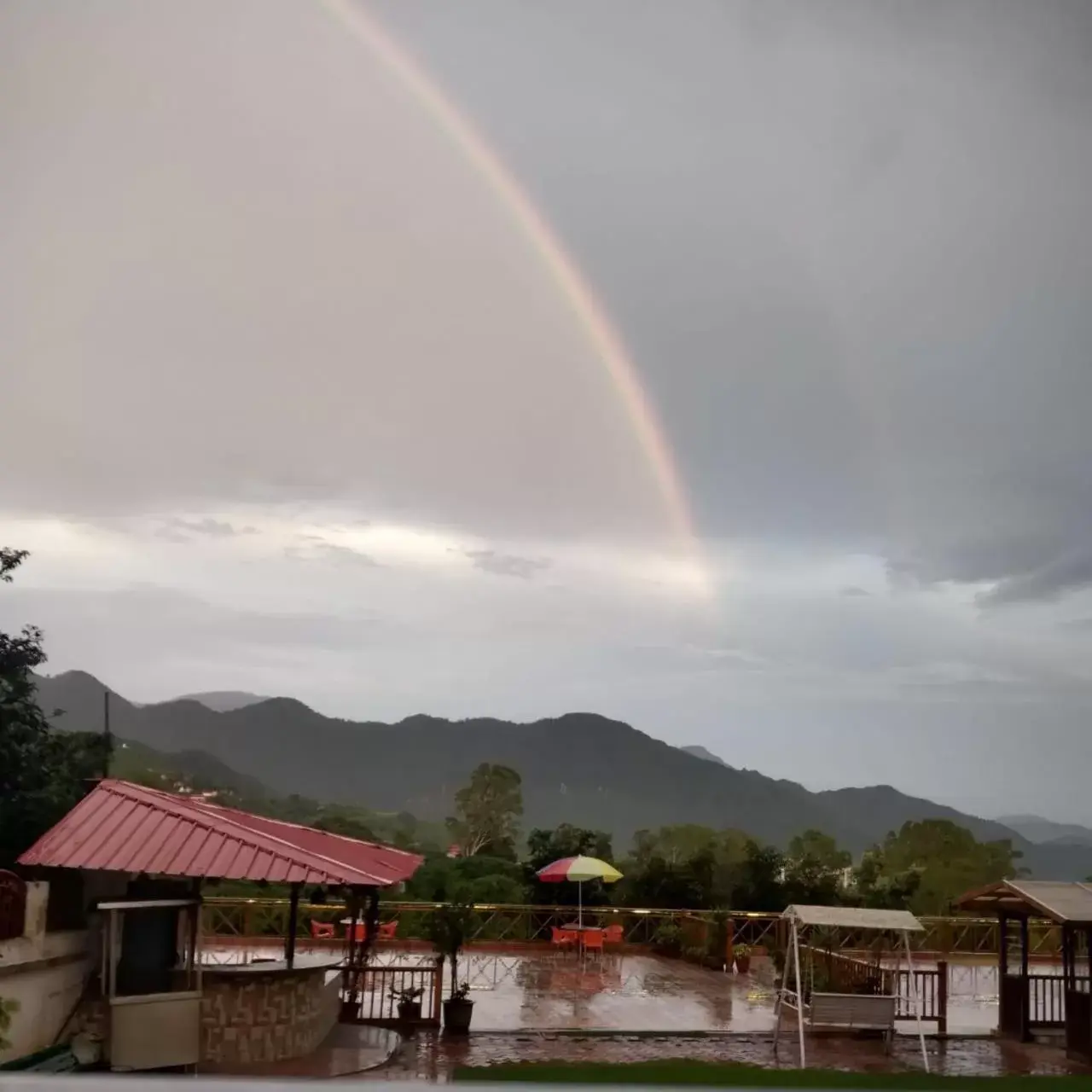 View (from property/room), Mountain View in Hotel Rajpur Heights