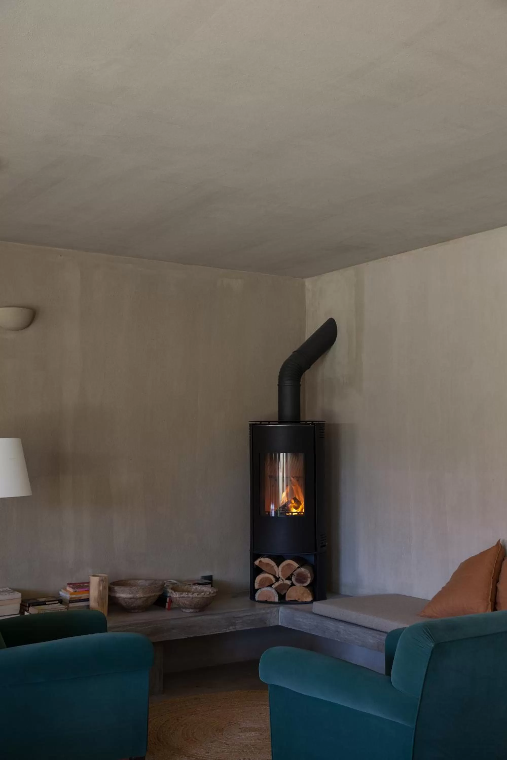 Library in Azenhas do Mar Valley House