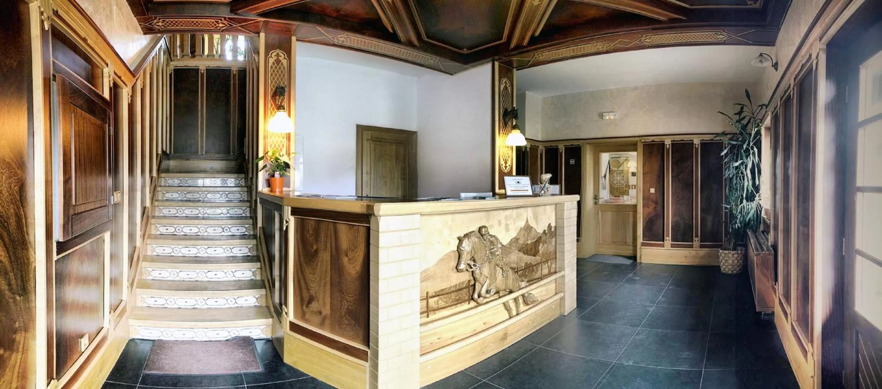 Patio in Hotel Farma Vysoká