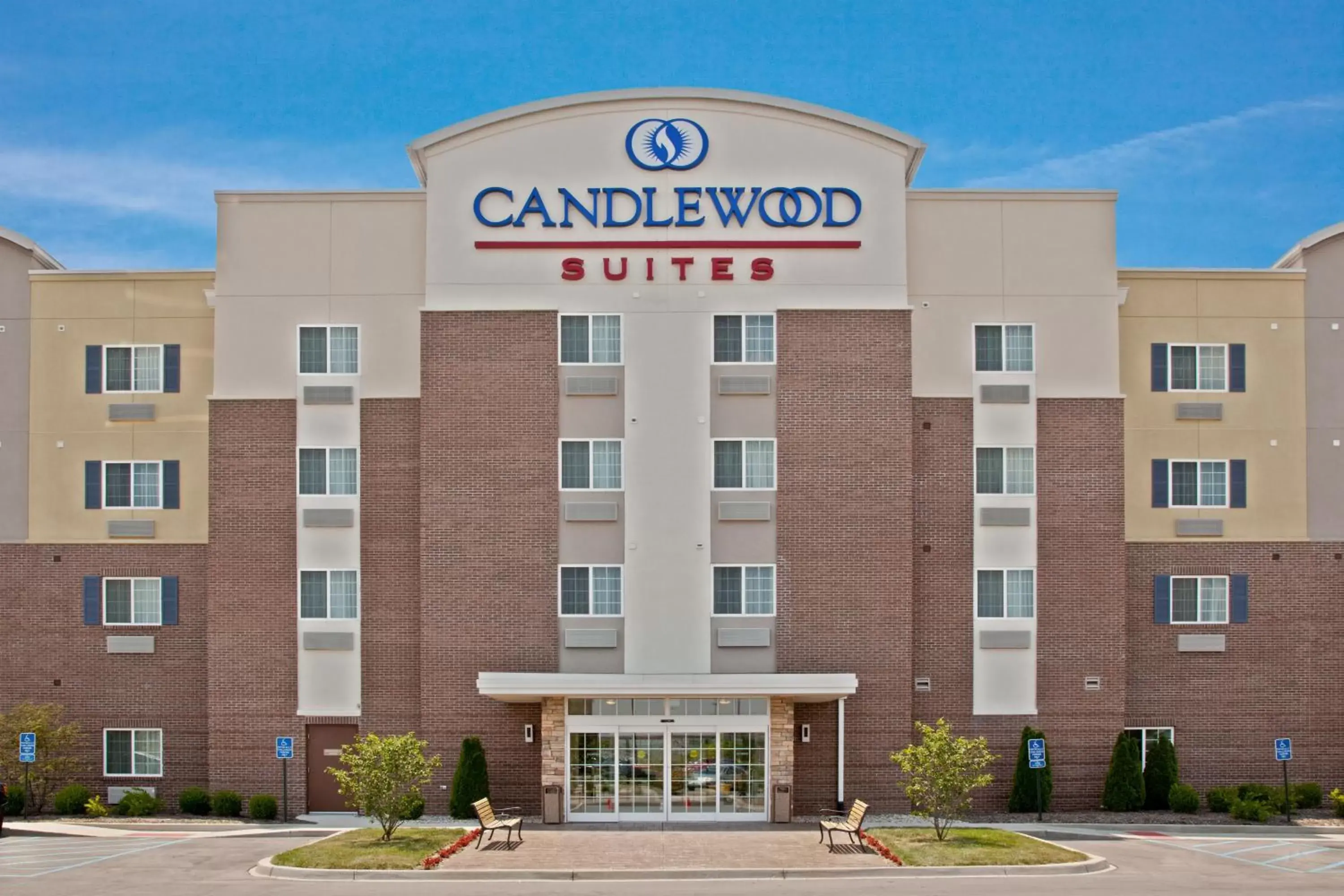 Property building in Candlewood Suites Louisville North, an IHG Hotel
