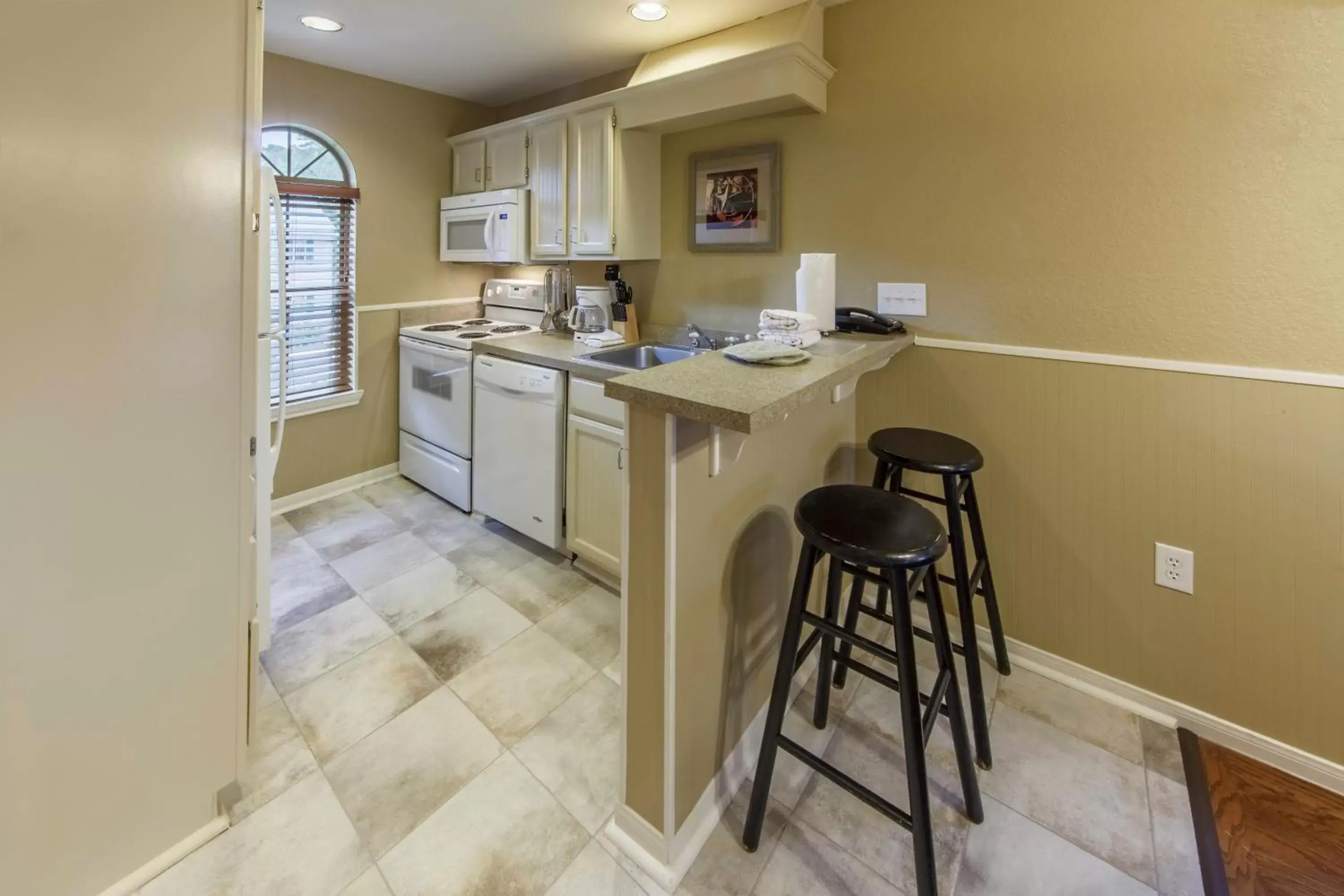 Photo of the whole room, Kitchen/Kitchenette in Holiday Inn Club Vacations Piney Shores Resort at Lake Conroe