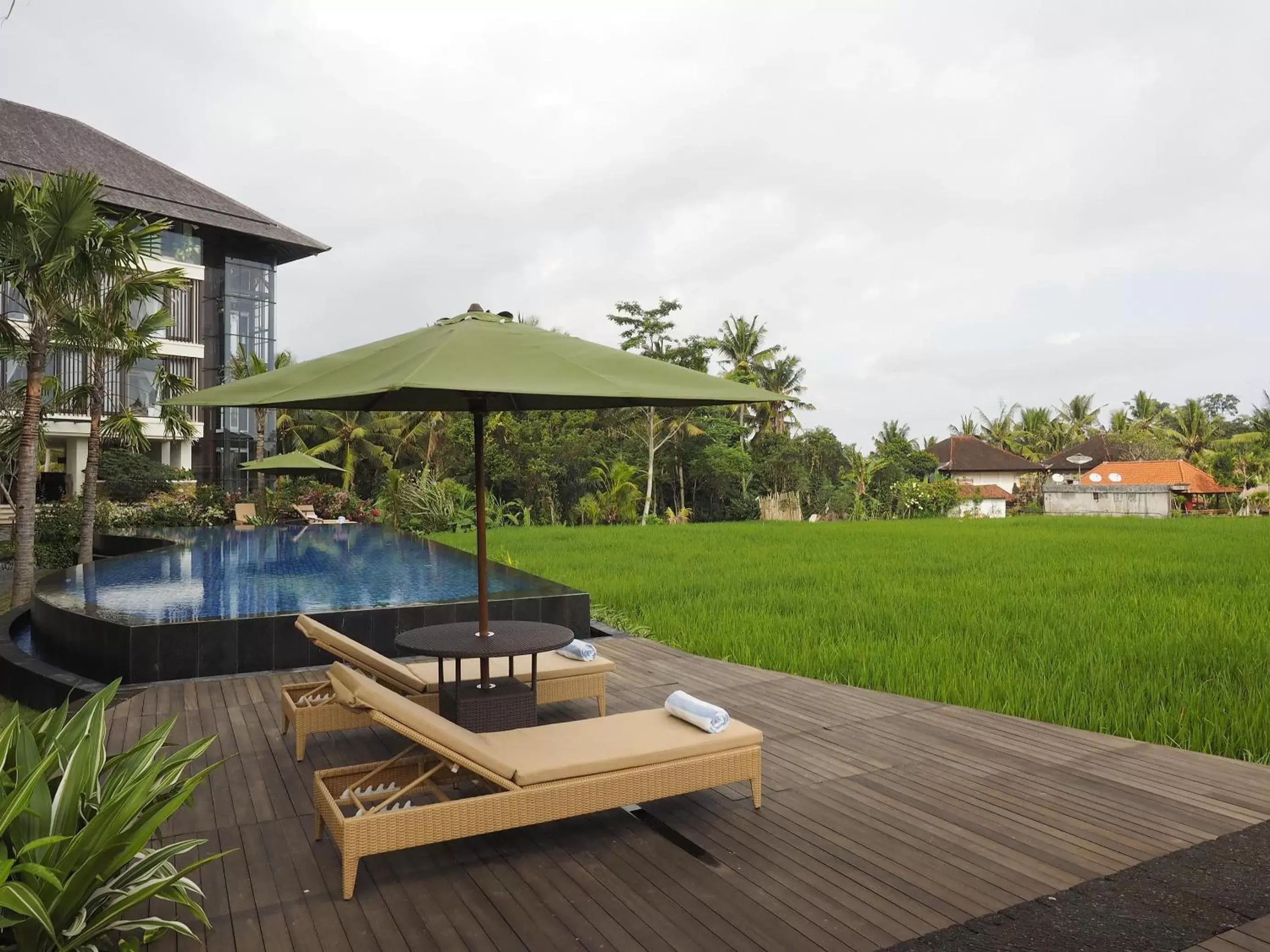 Balcony/Terrace, Swimming Pool in Plataran Ubud Hotel & Spa - CHSE Certified