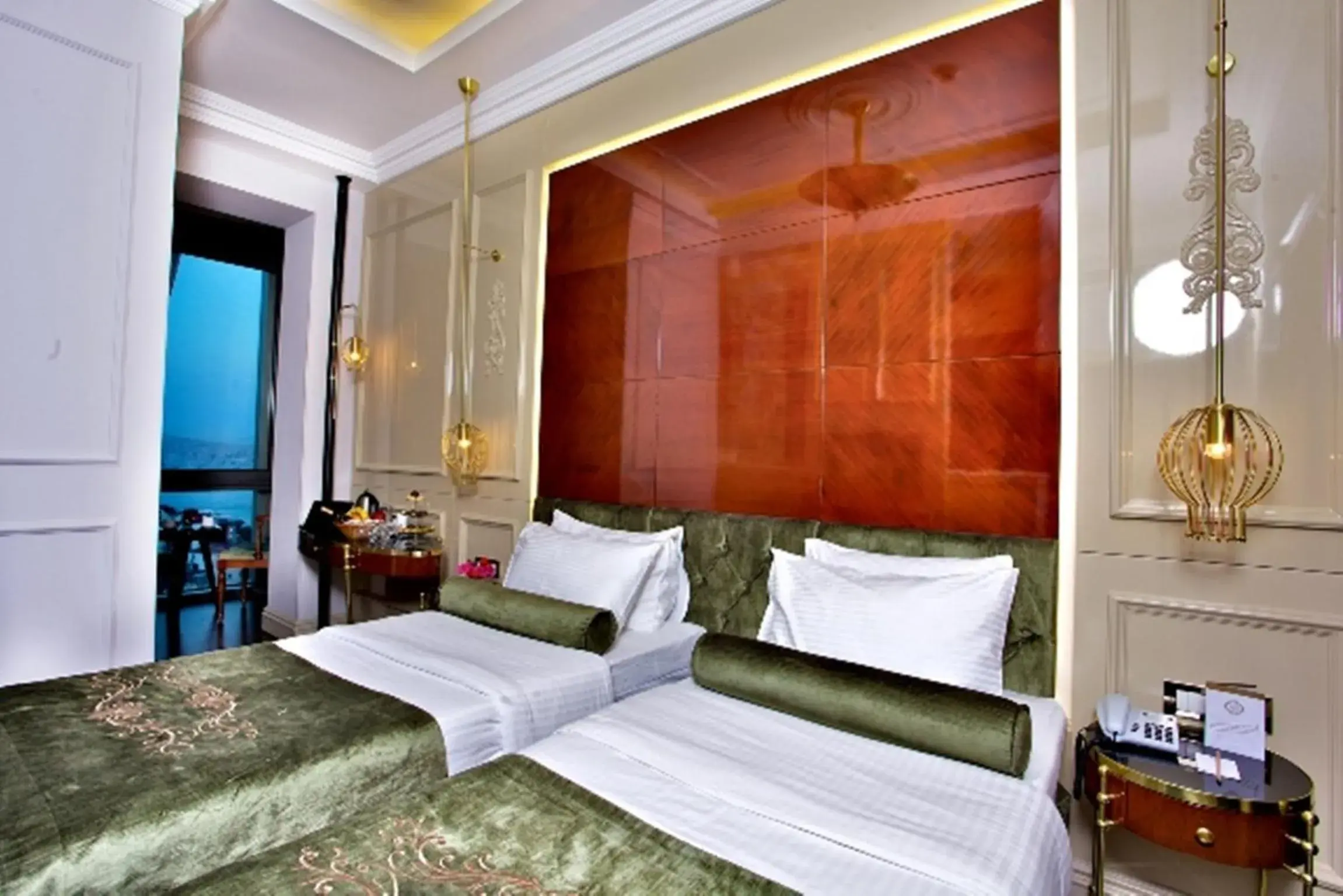 Decorative detail, Bed in Taksim Star Hotel