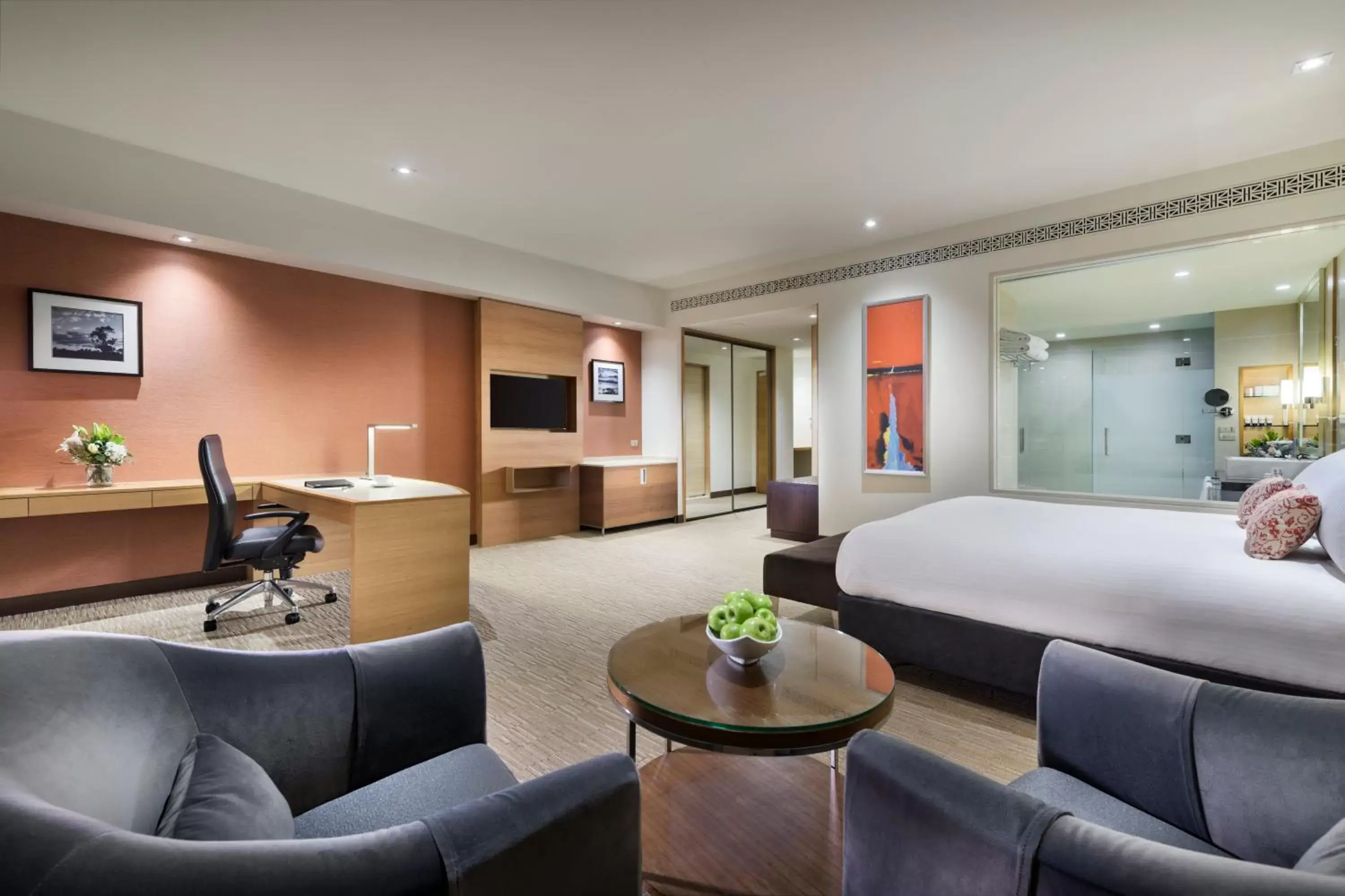 Bedroom in Pan Pacific Perth