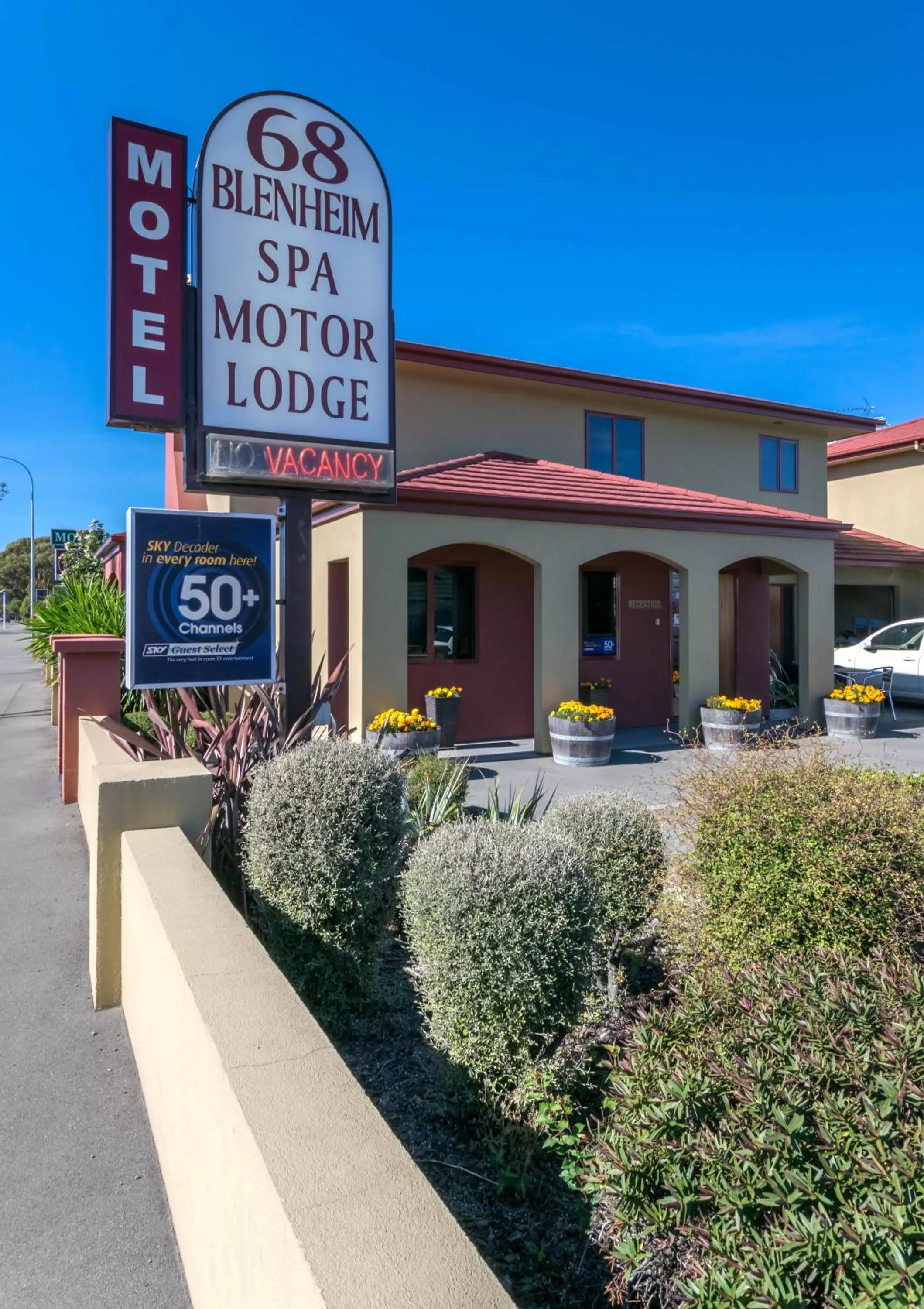 Facade/entrance in Blenheim Spa Motor Lodge