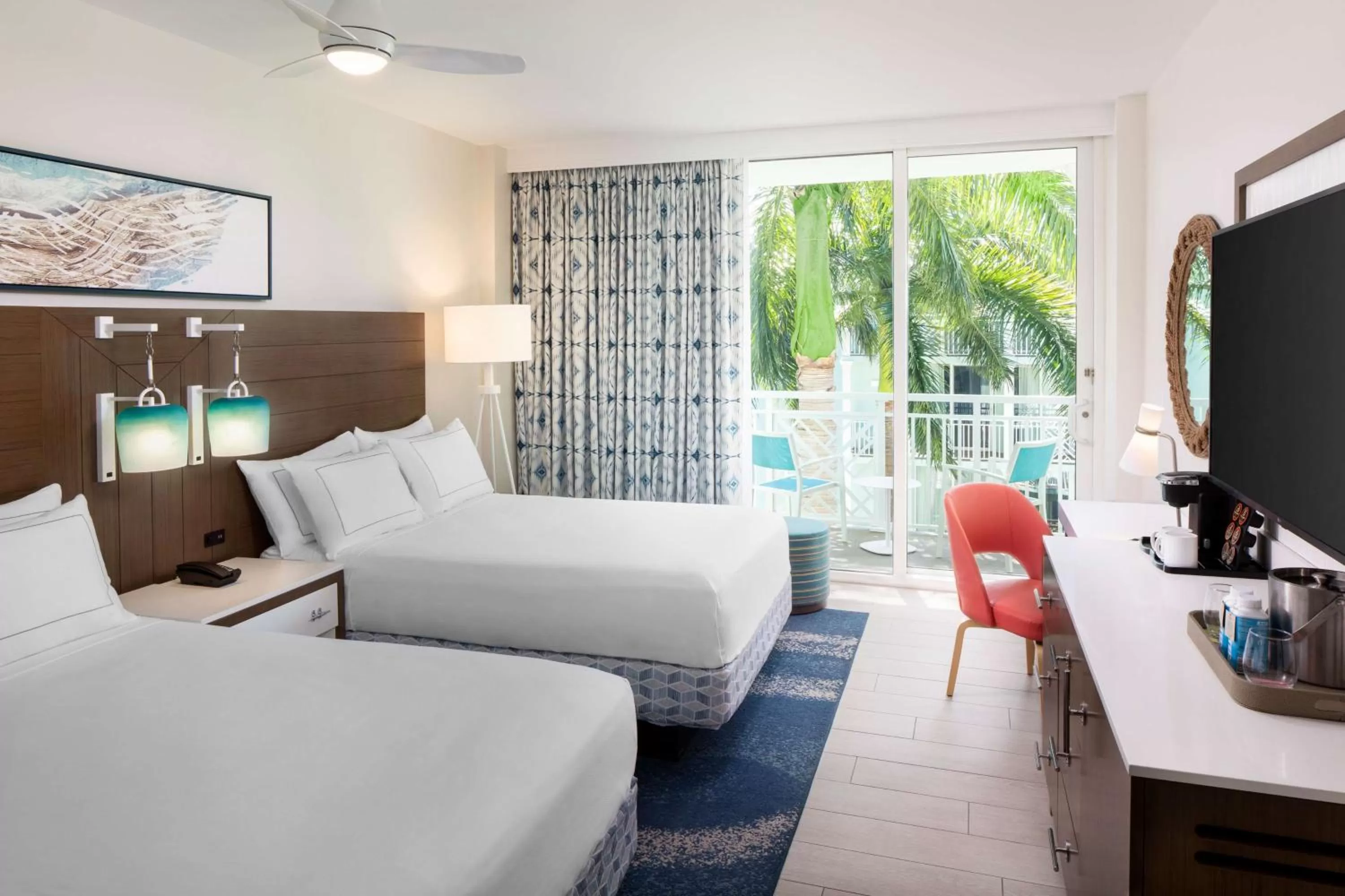 Bed in The Reach Key West, Curio Collection by Hilton