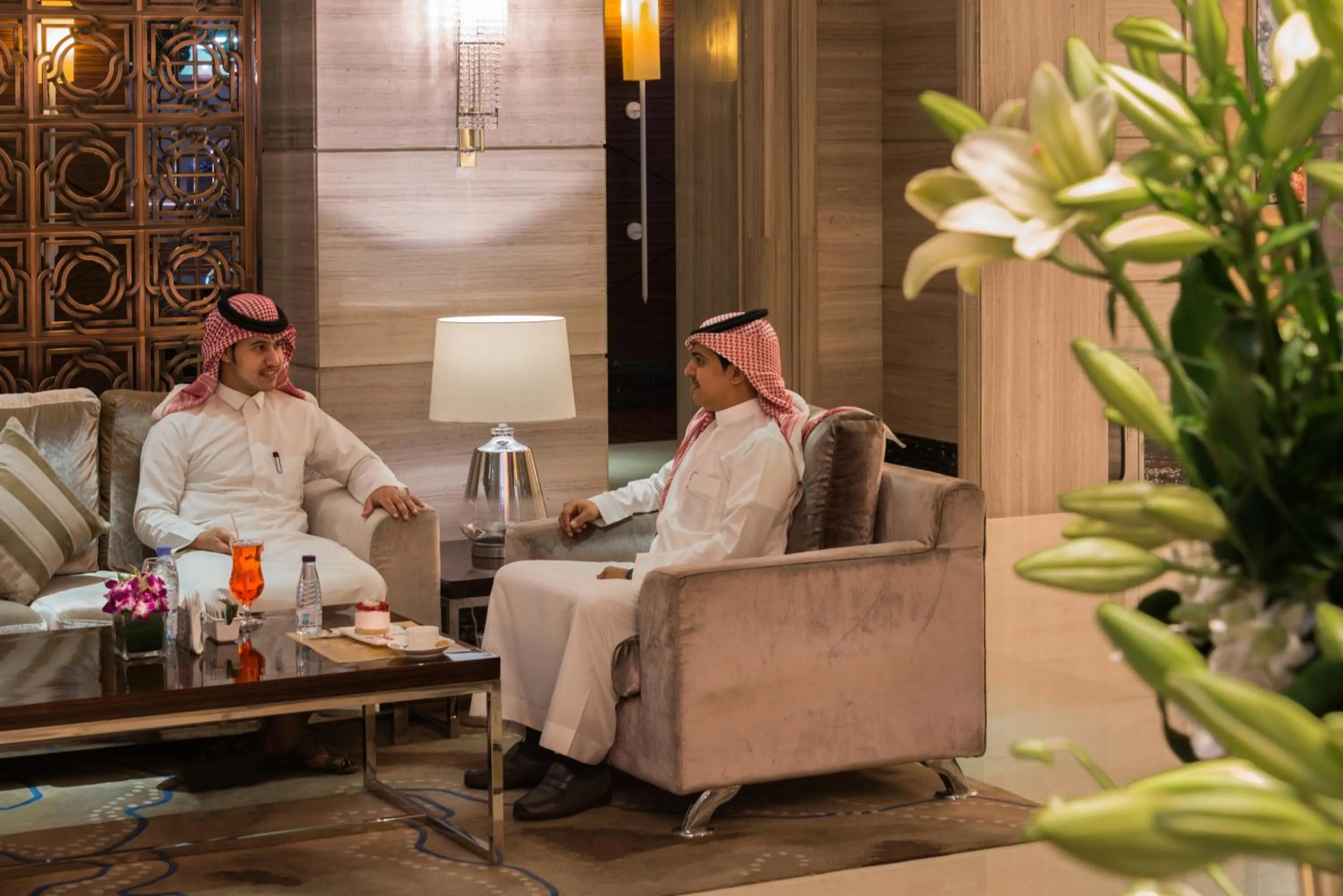 group of guests in Boudl Al Qasr