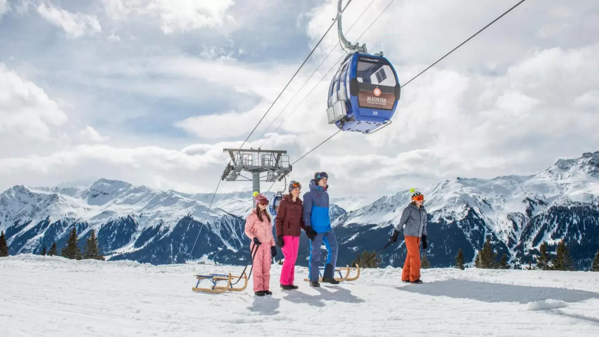 Winter in Madrisa Lodge