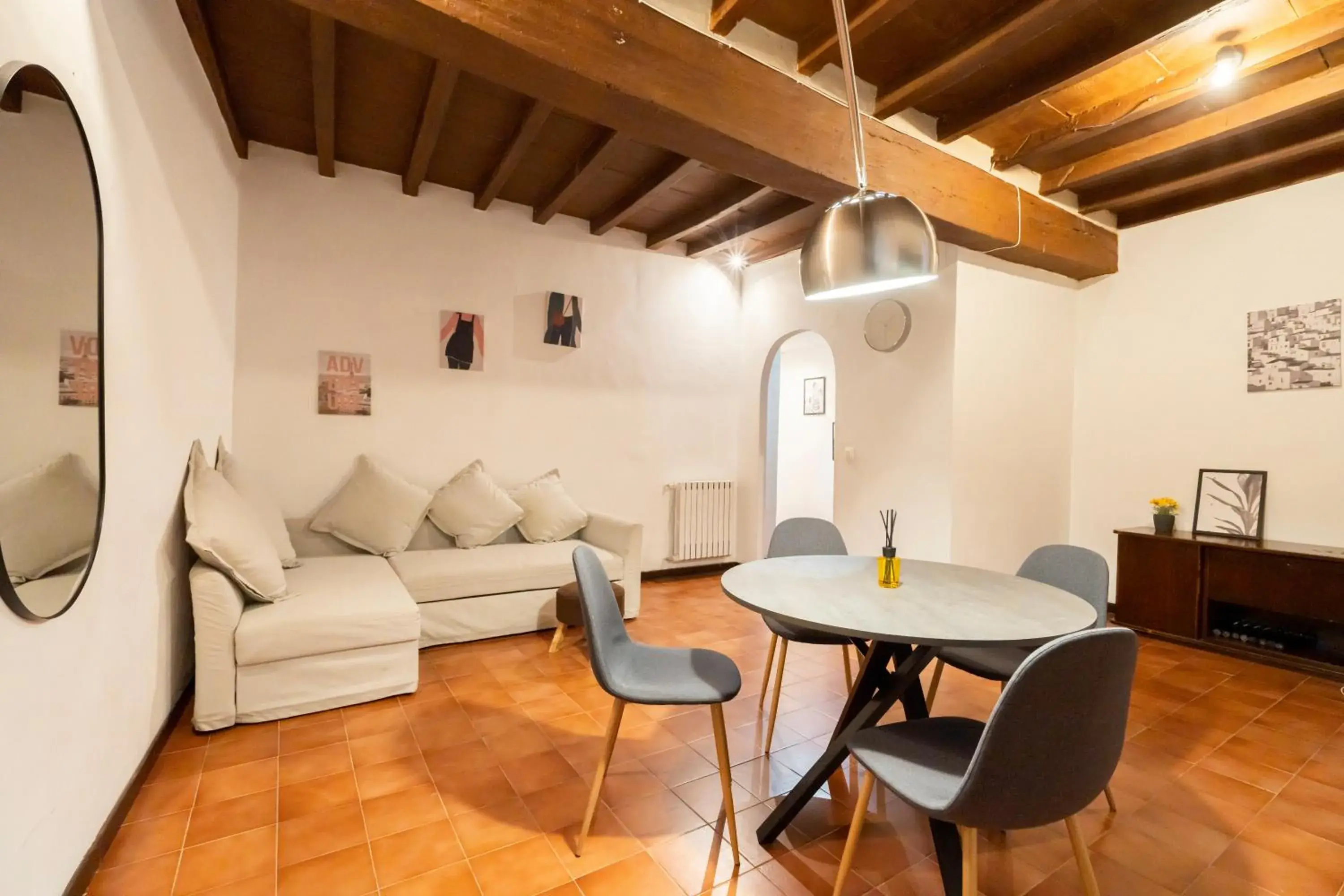 Communal lounge/ TV room, Seating Area in Campo de' Fiori 34