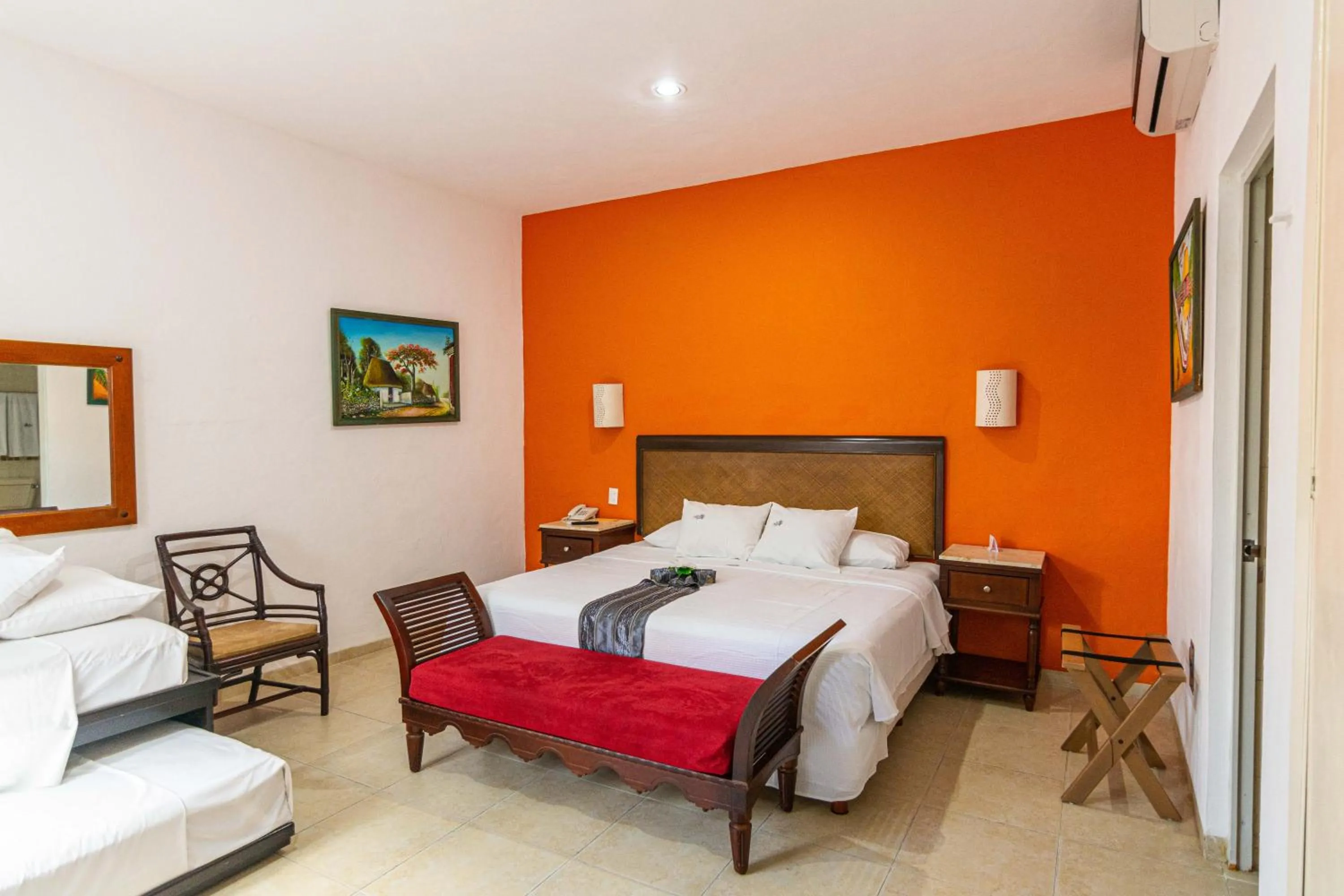 Bed in Hotel María Jose