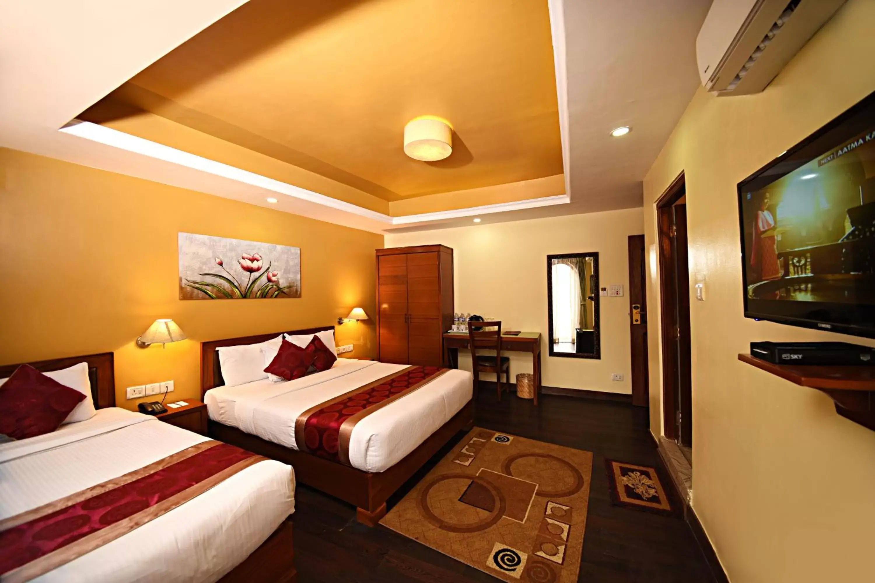 Photo of the whole room, Bed in DOM Himalaya Hotel