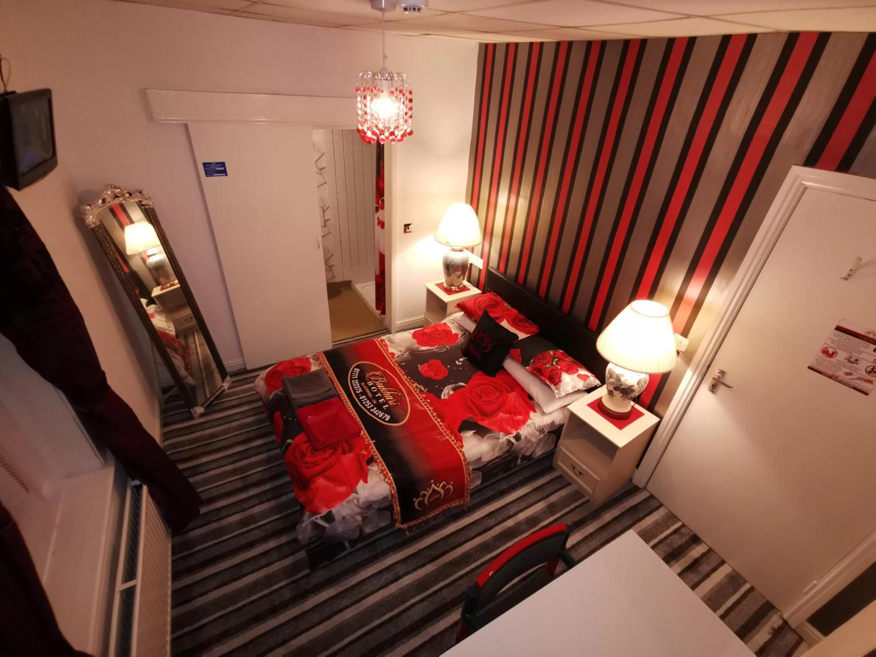 Bed in BUKHARI Hotel