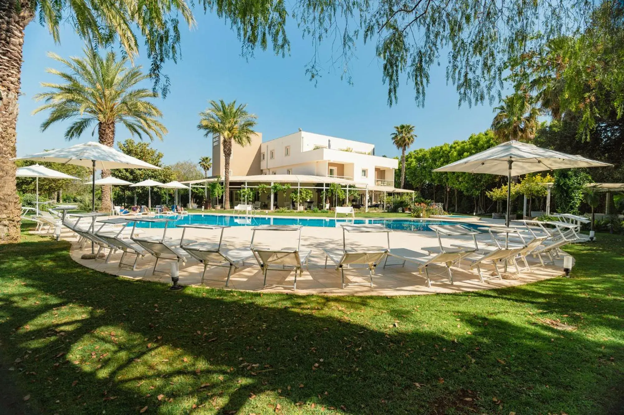 Swimming pool, Property Building in Modica Palace Hotel