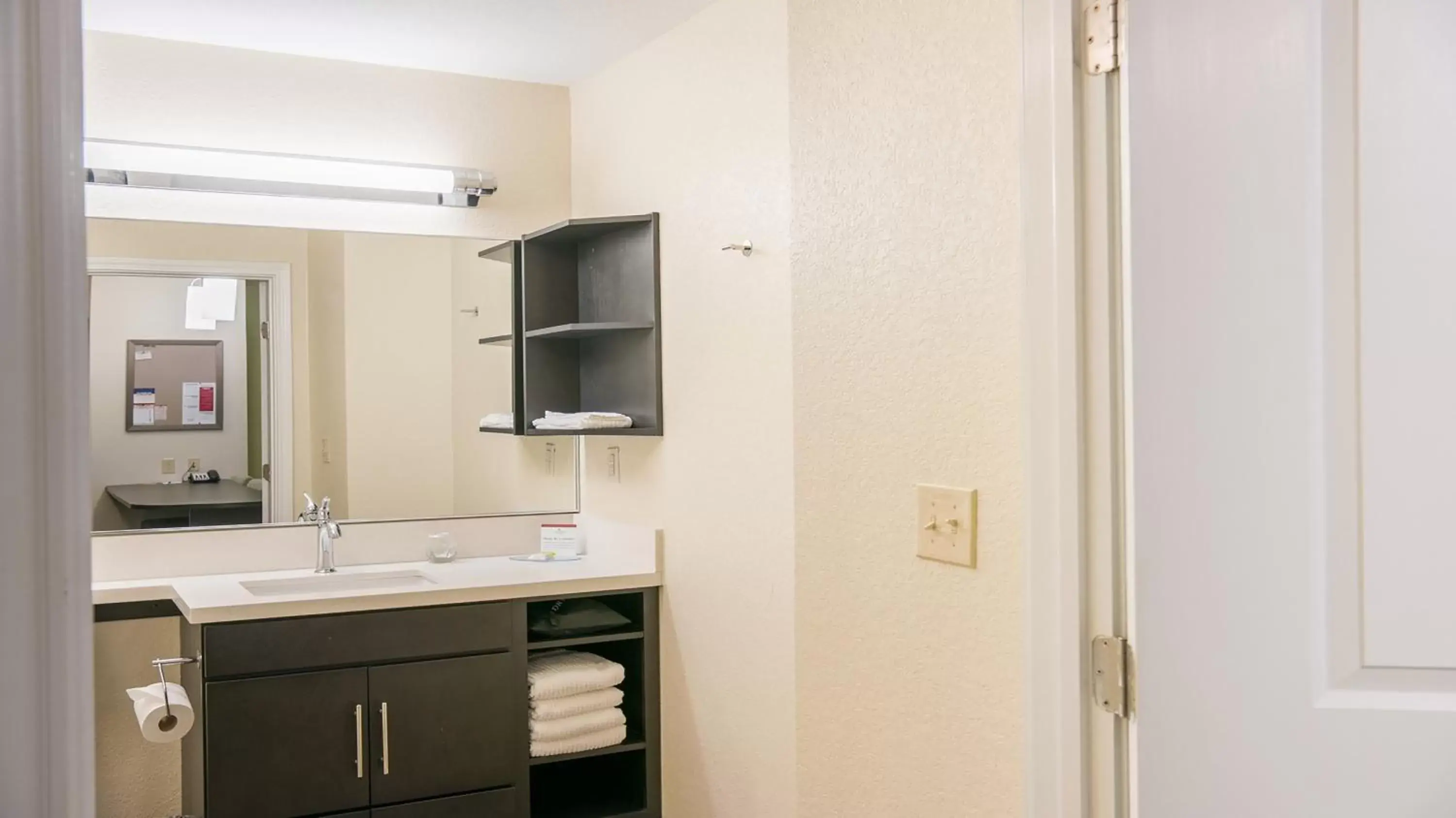 Bathroom in Candlewood Suites Bay City, an IHG Hotel
