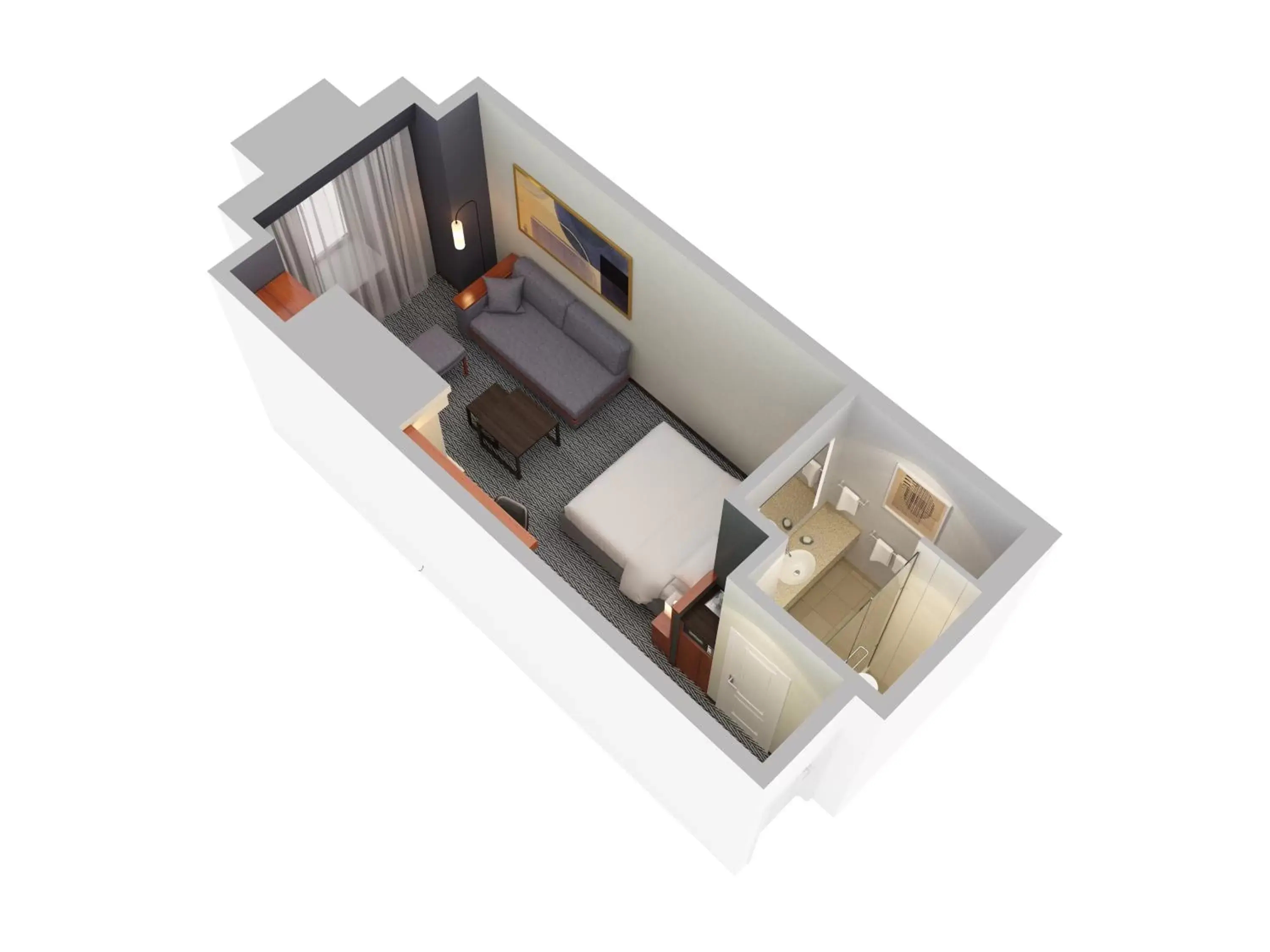 Floor Plan in Courtyard by Marriott Waterloo St. Jacobs