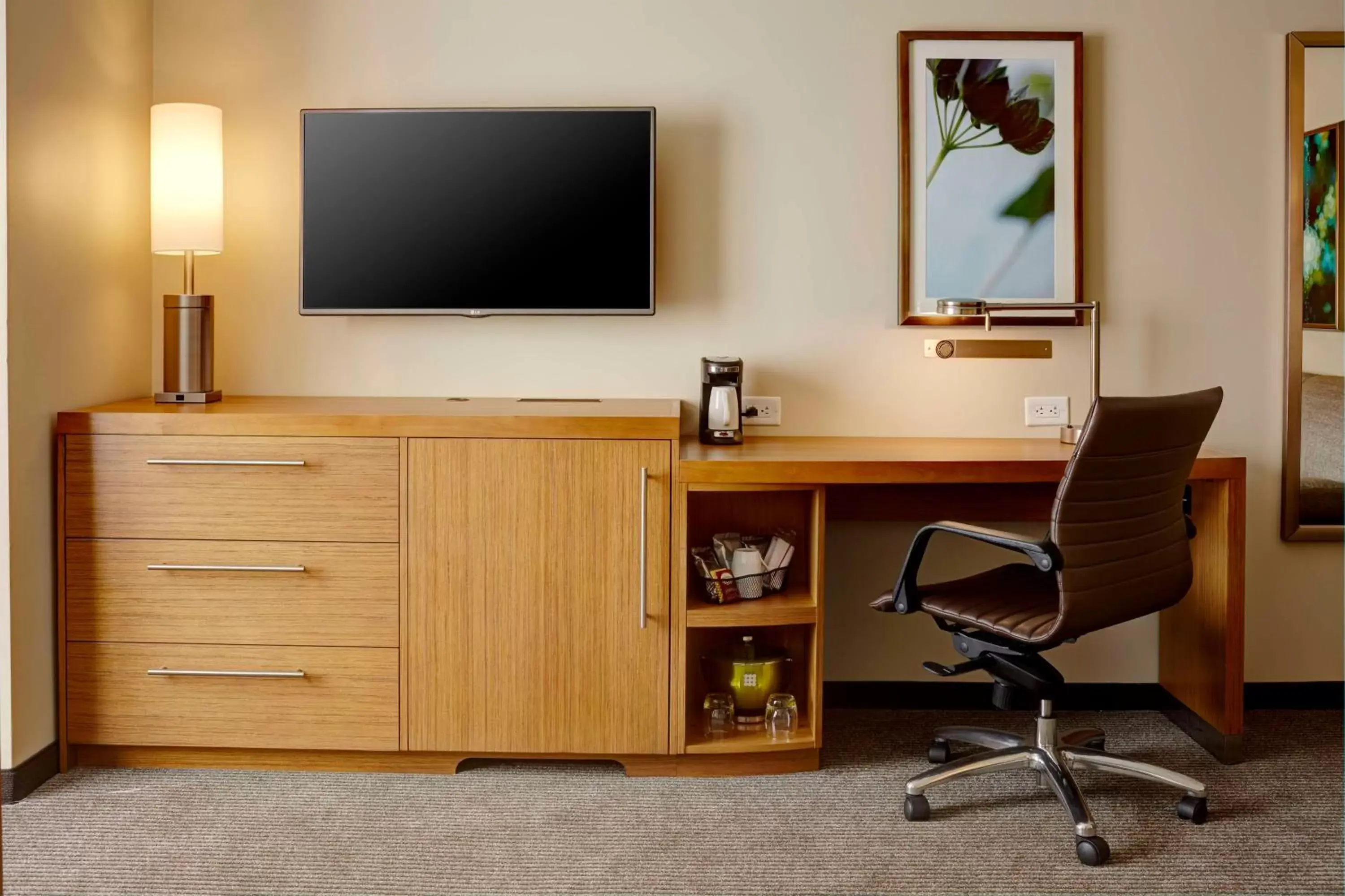 Bedroom, TV/Entertainment Center in Hyatt Place New York Yonkers