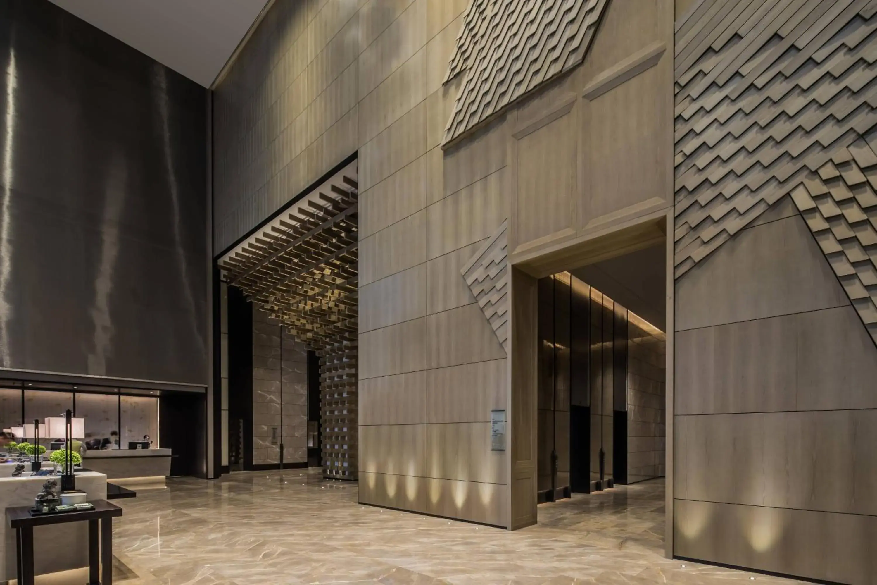 Lobby or reception in Chengdu Marriott Hotel Financial Centre