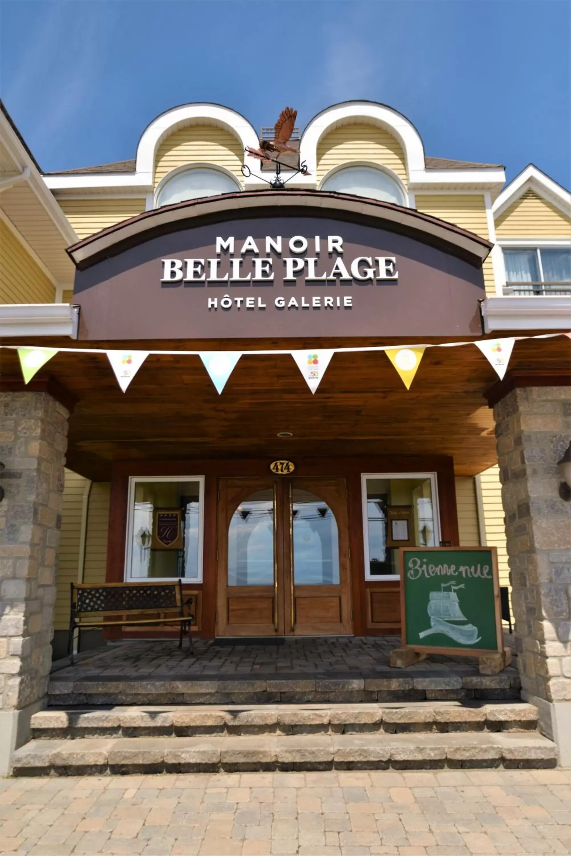 Facade/entrance in Manoir Belle Plage