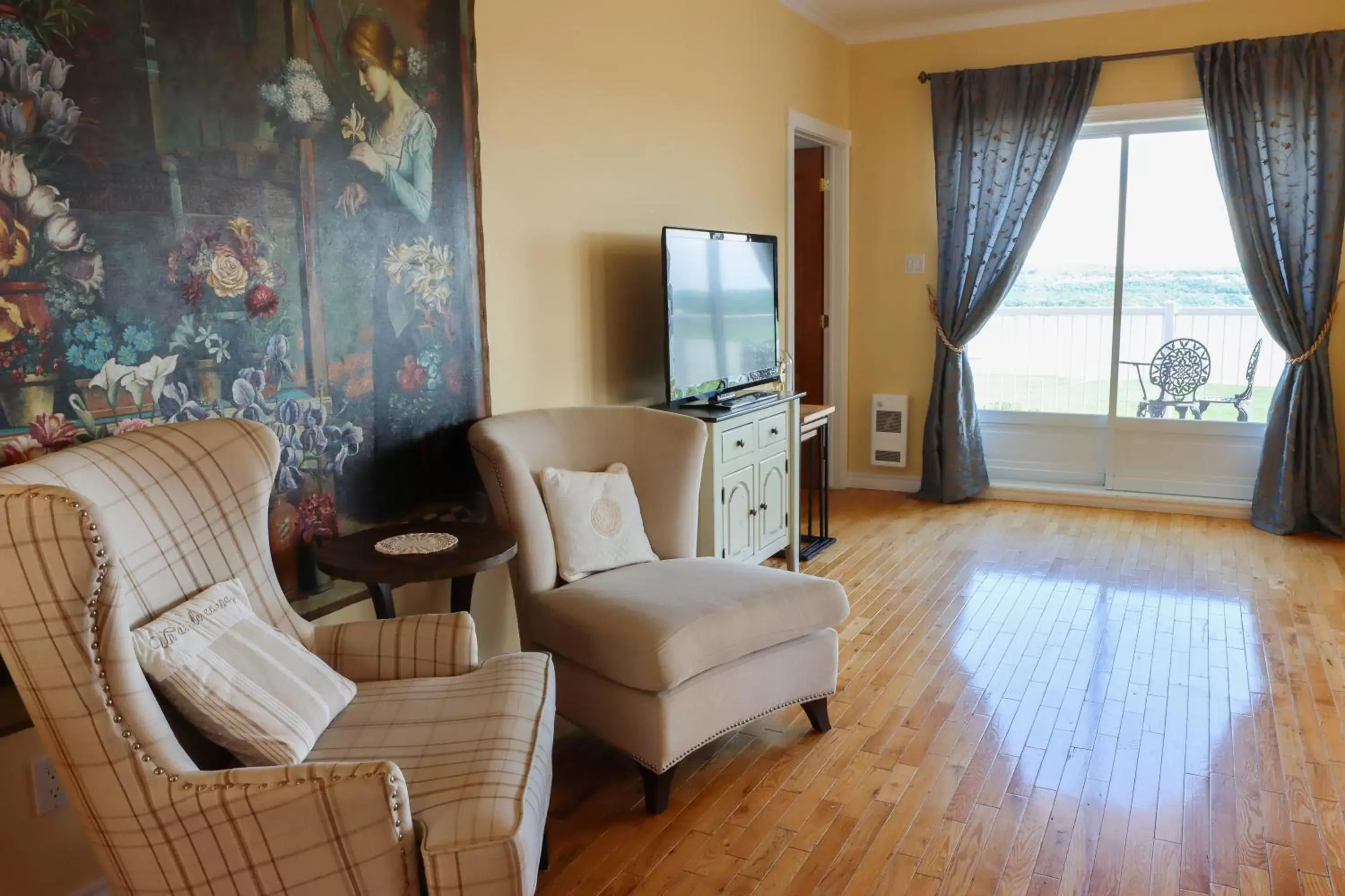 Seating Area in Bed & Breakfast, Gîte La Princesse des Champs