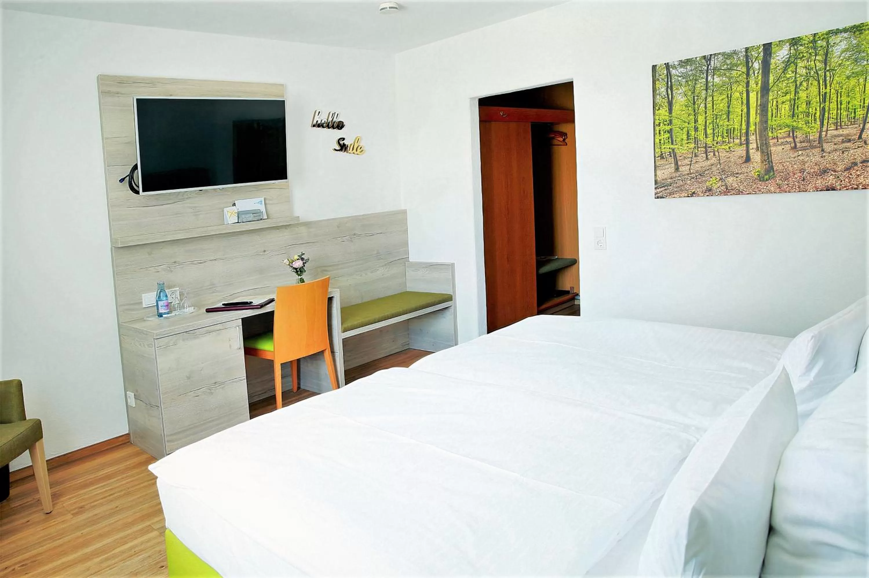 Bed in Hotel Bergschlößchen