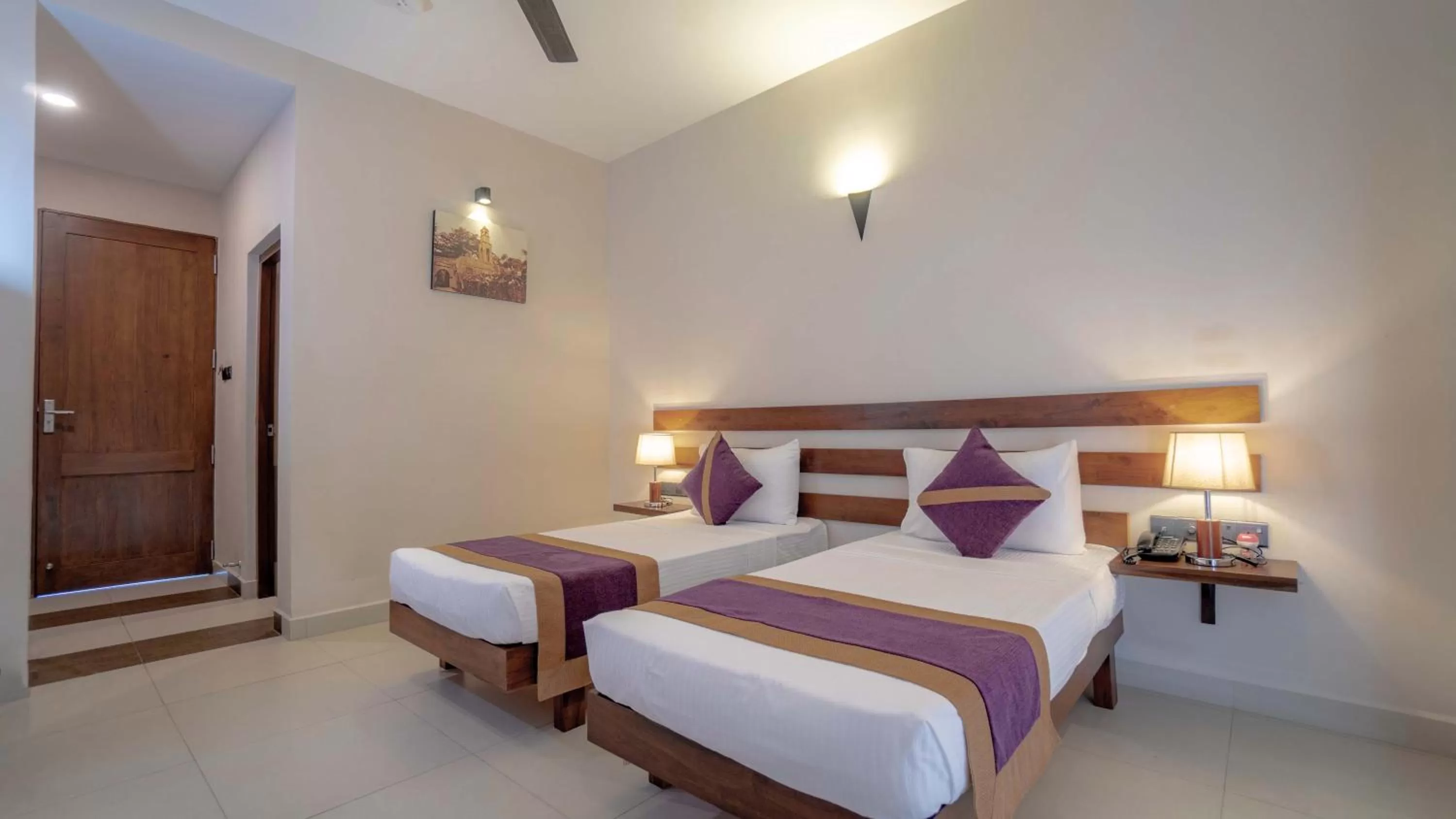 Bed in Hive 68 Hotel and Resorts - Negombo