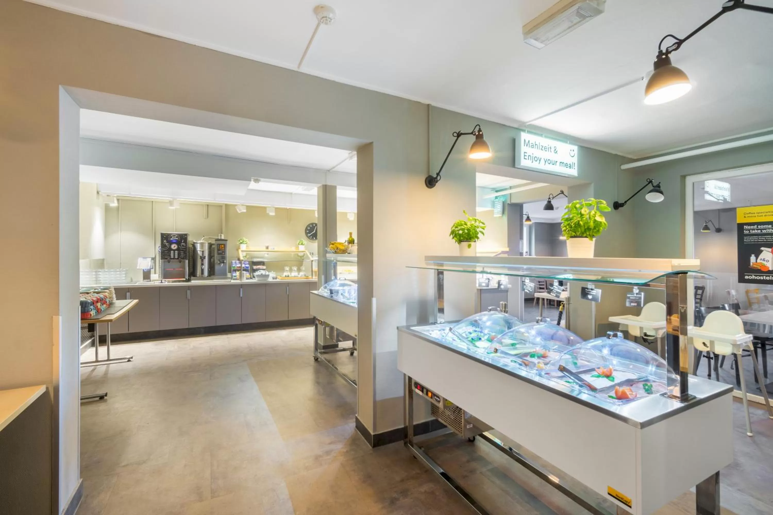 Buffet breakfast in a&o Dresden Hauptbahnhof