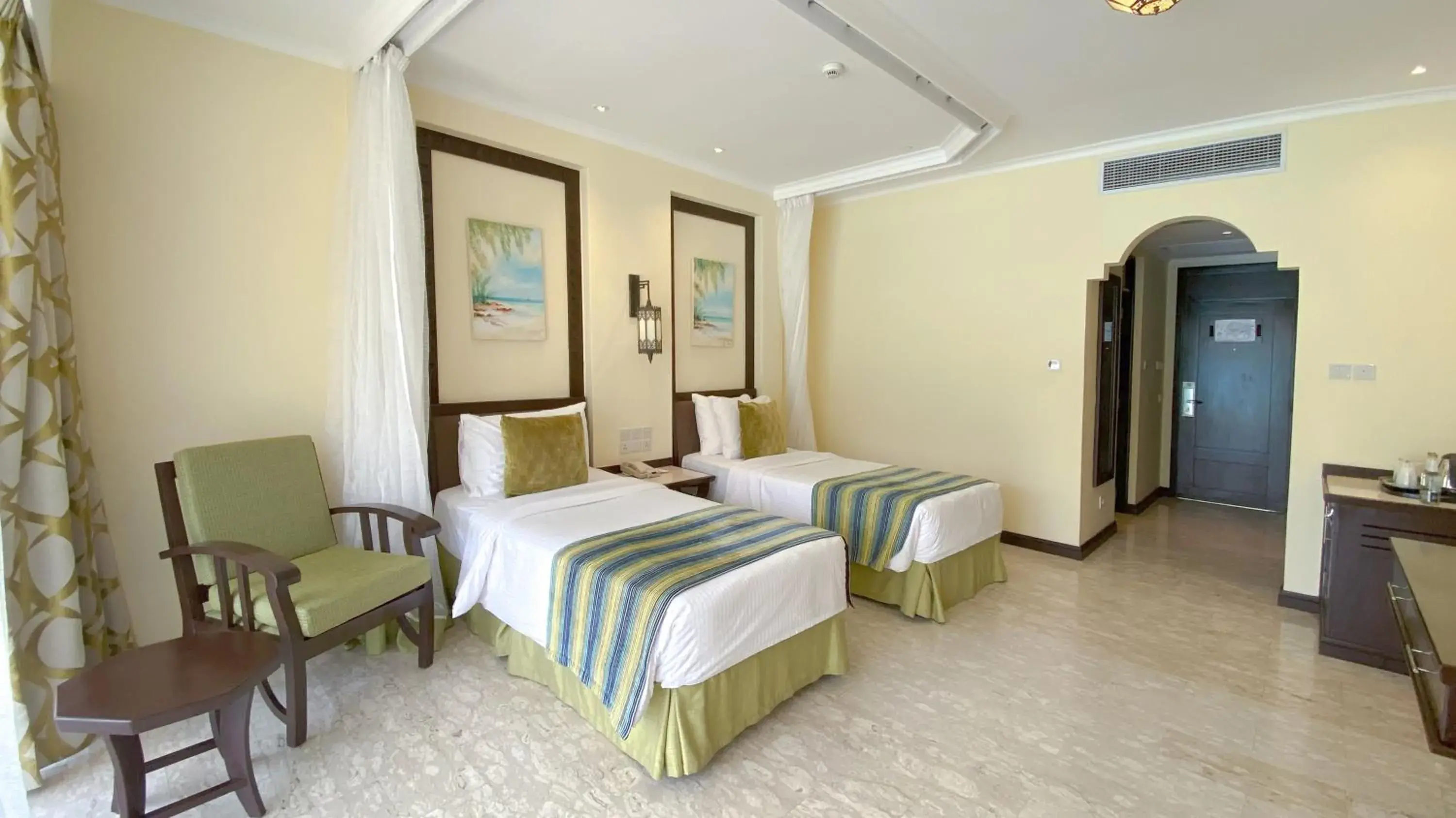 Bed in Sarova Whitesands Beach Resort & Spa