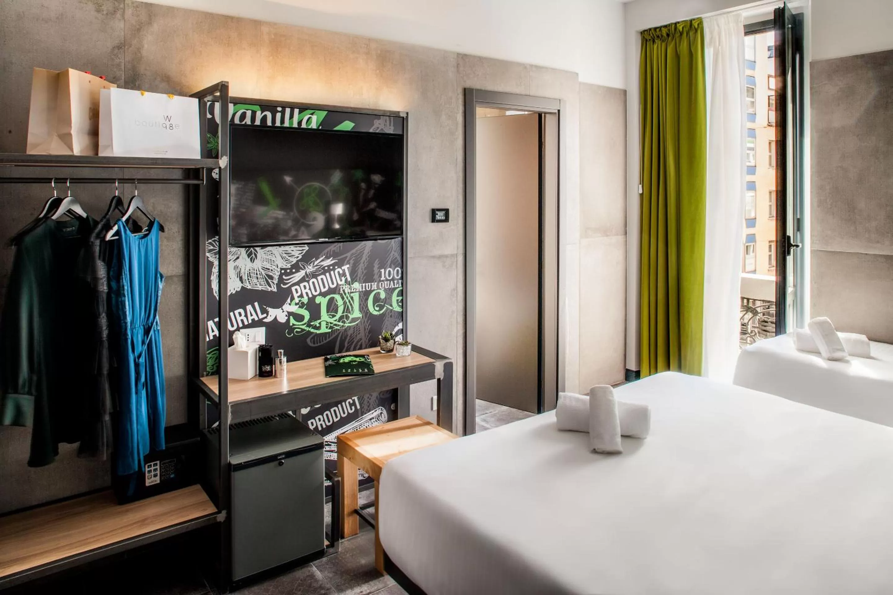 Bedroom, Bed in Spice Hotel Milano