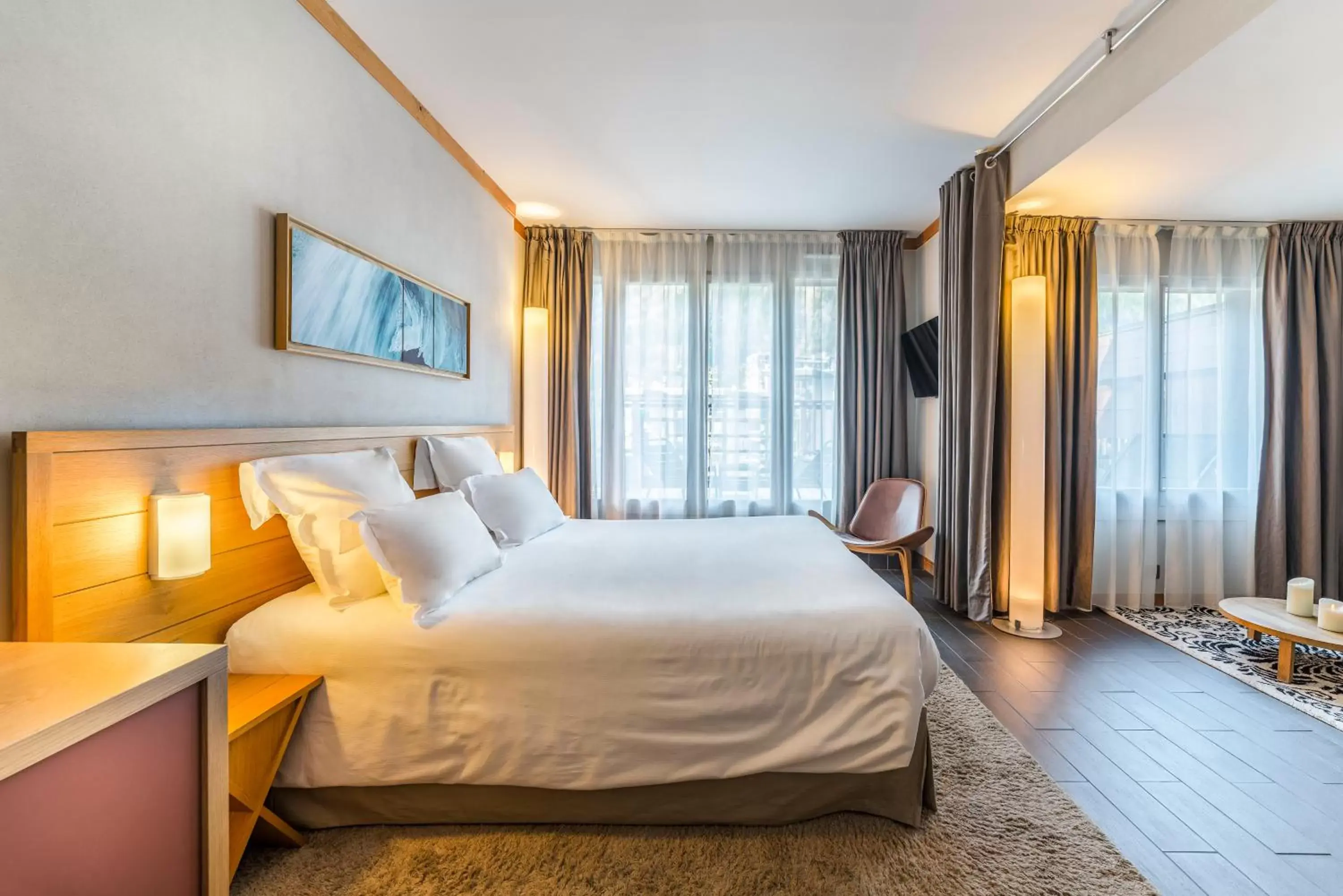 Bedroom, Bed in Hotel Le Morgane