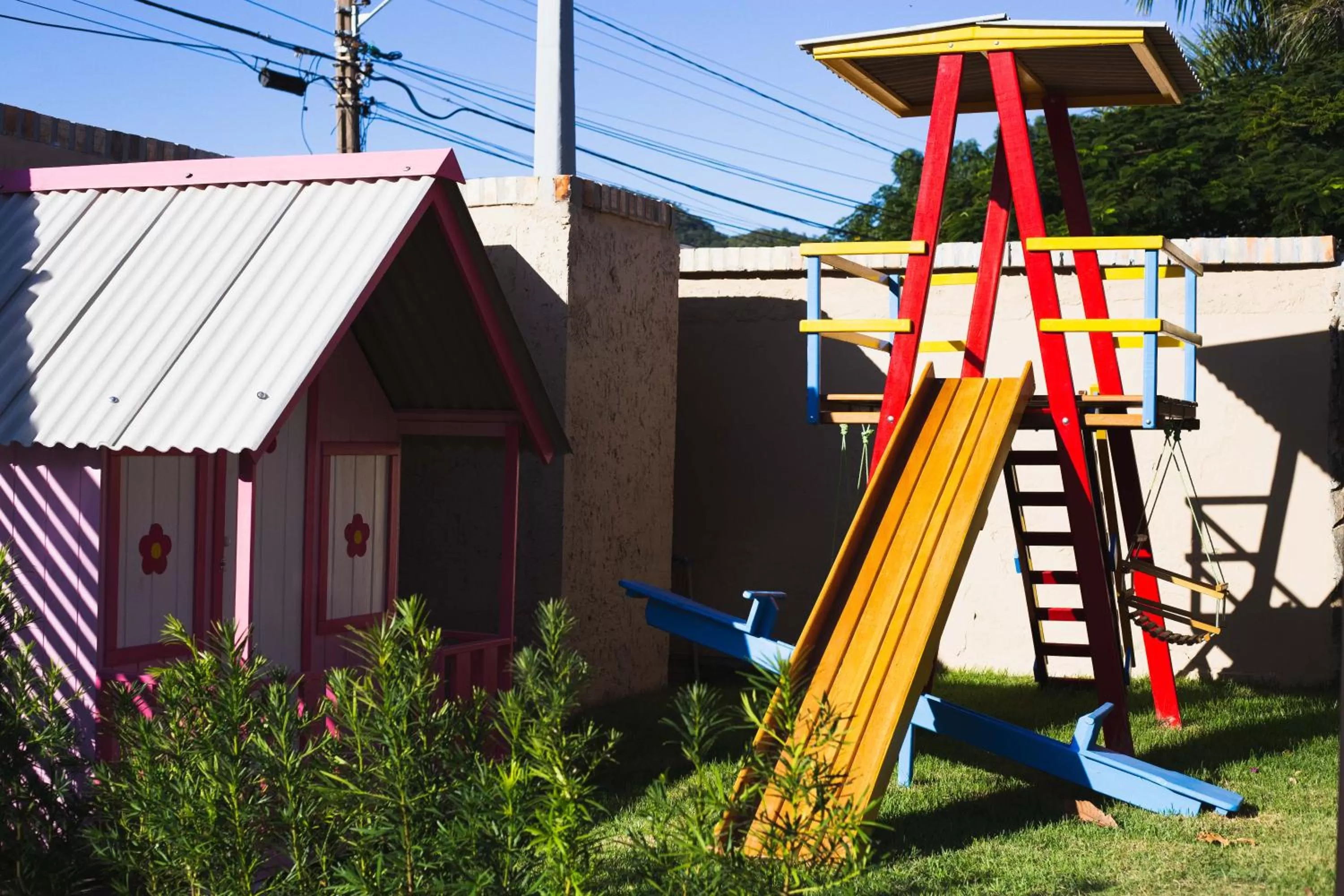 Children play ground in Pousada Recanto do Aconchego