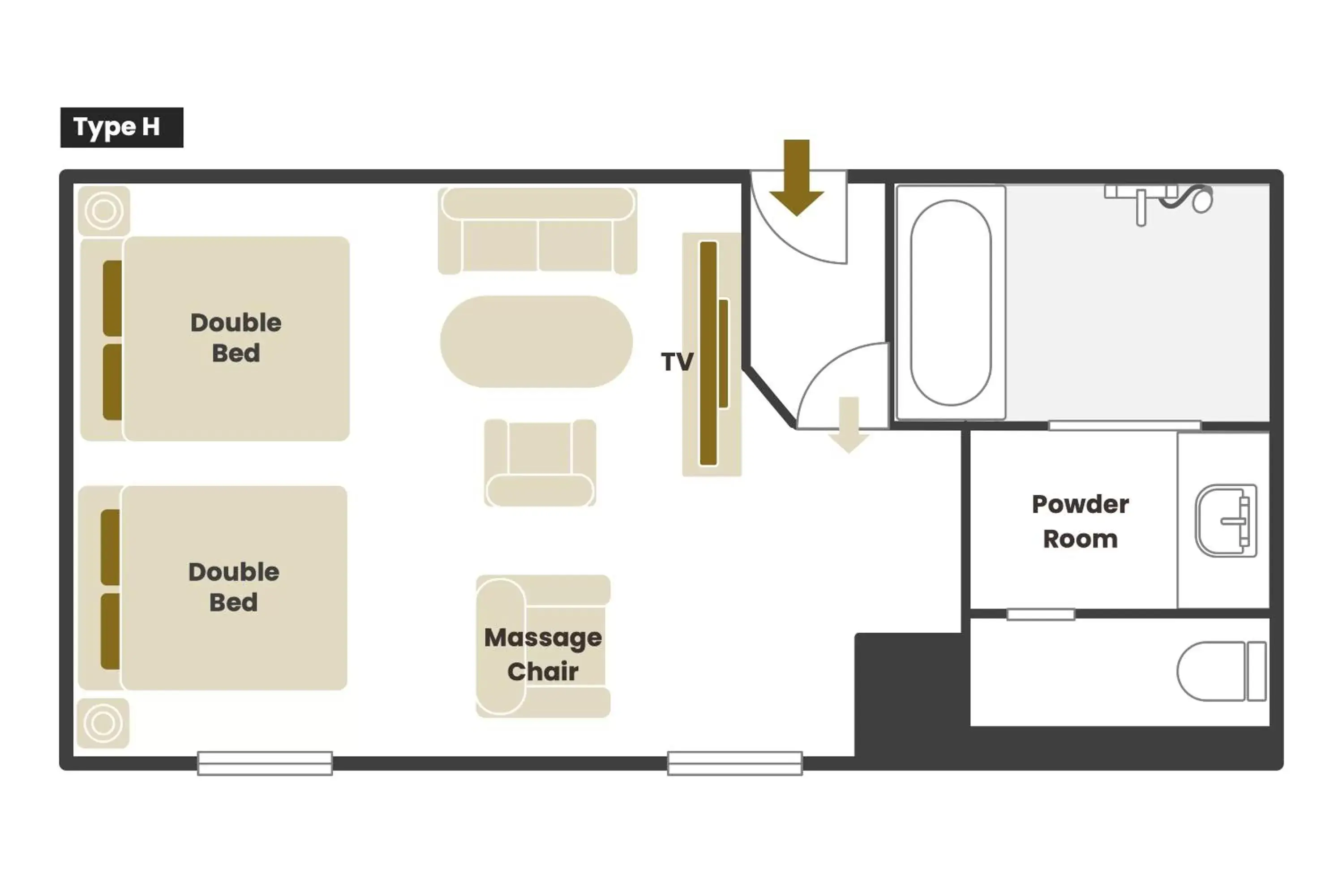 Floor Plan in ORDA HOTEL