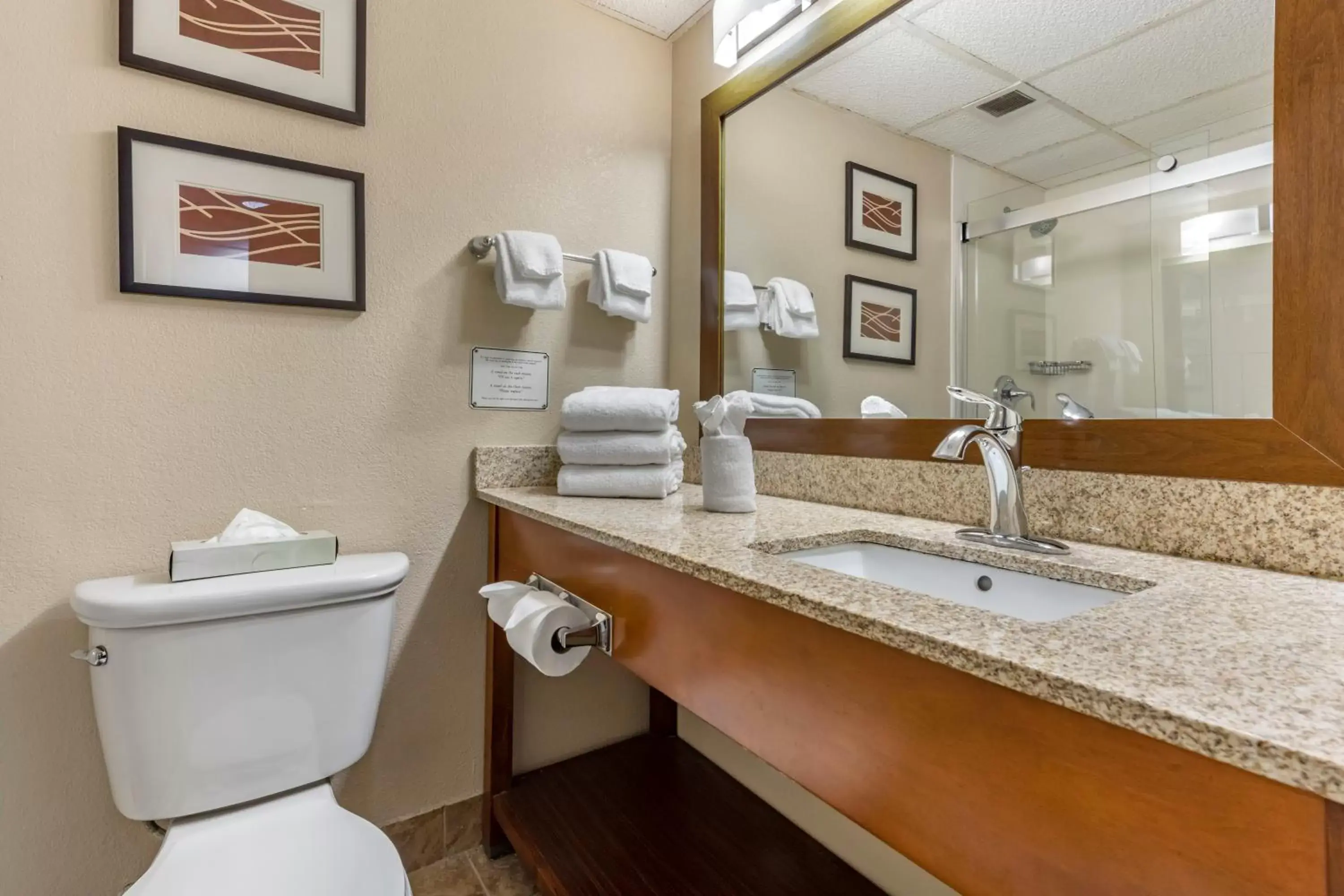 Bathroom in Comfort Inn Cranberry Township