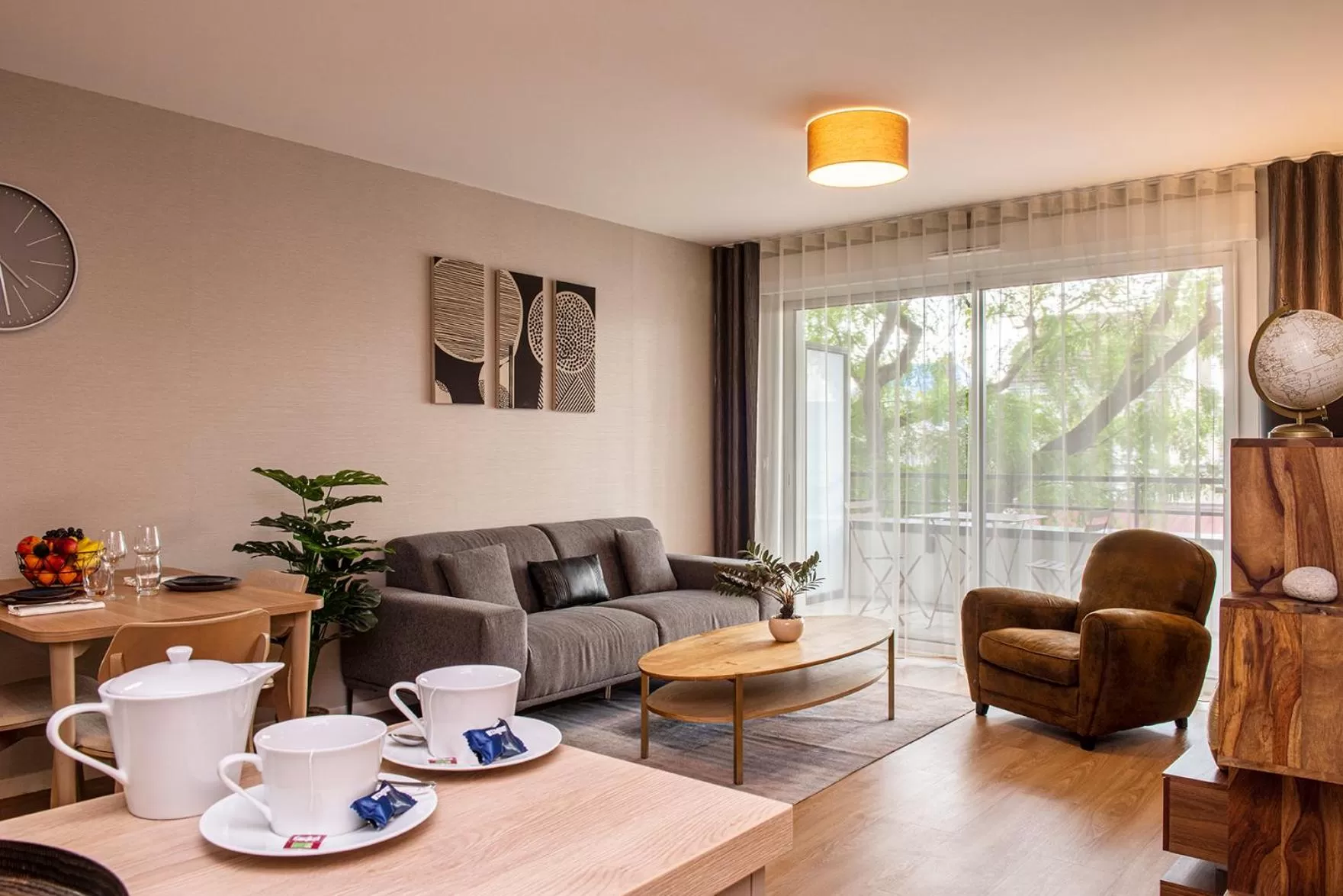 Communal lounge/ TV room in Les Boréales - Appart'hotel & Restaurant