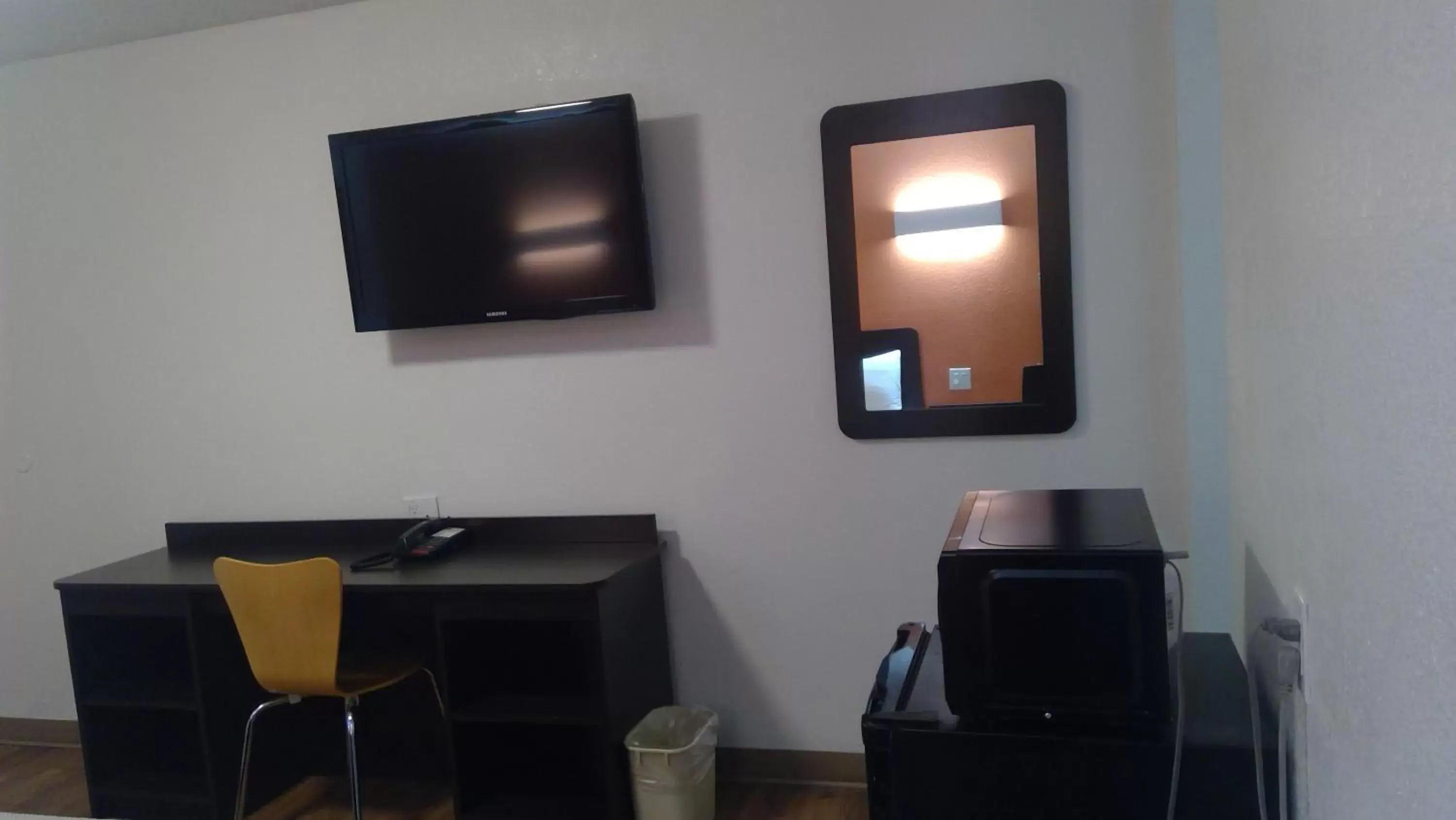 TV/Entertainment Center in Motel 6-Clovis, NM