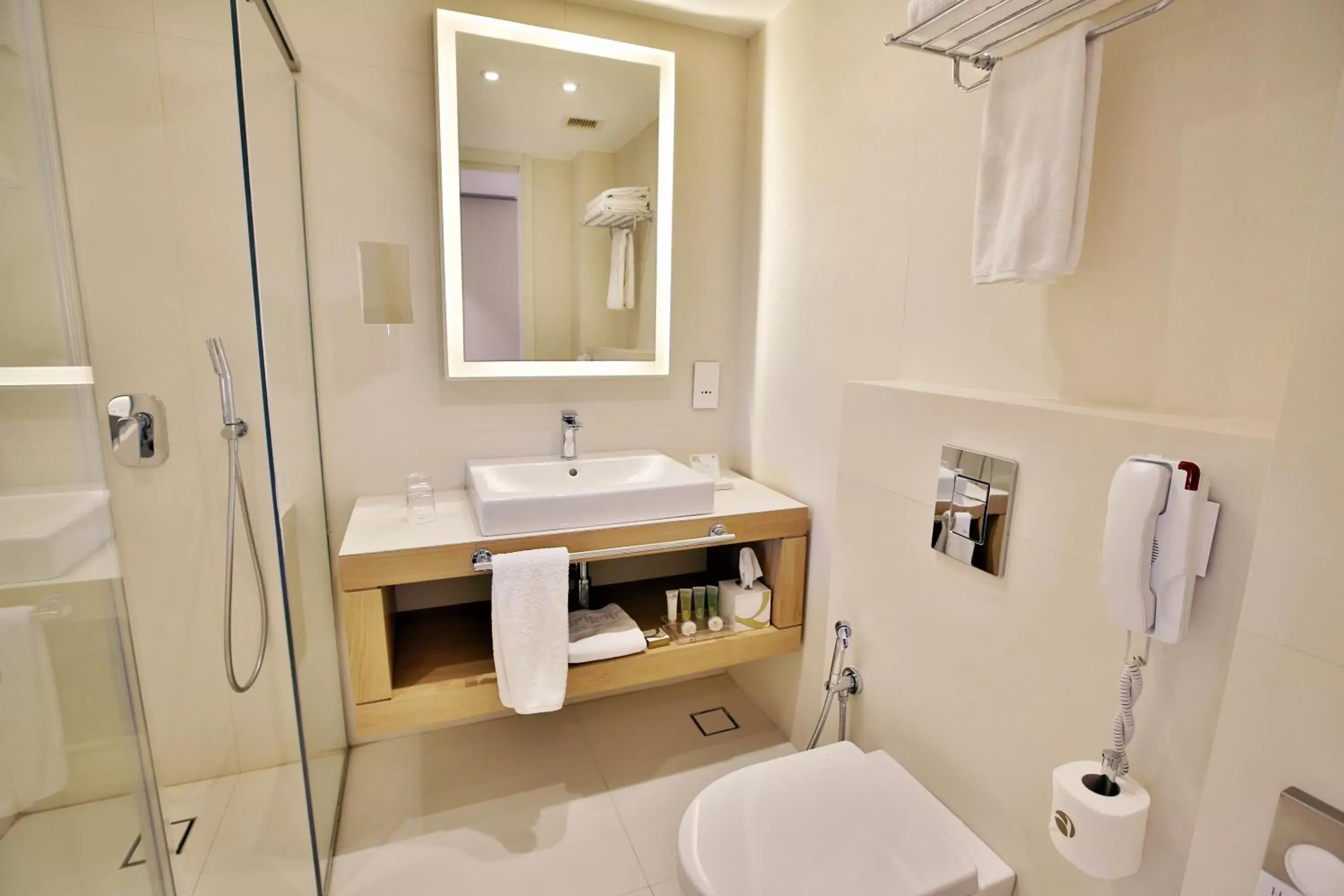 Bathroom in AlQasr Metropole Hotel