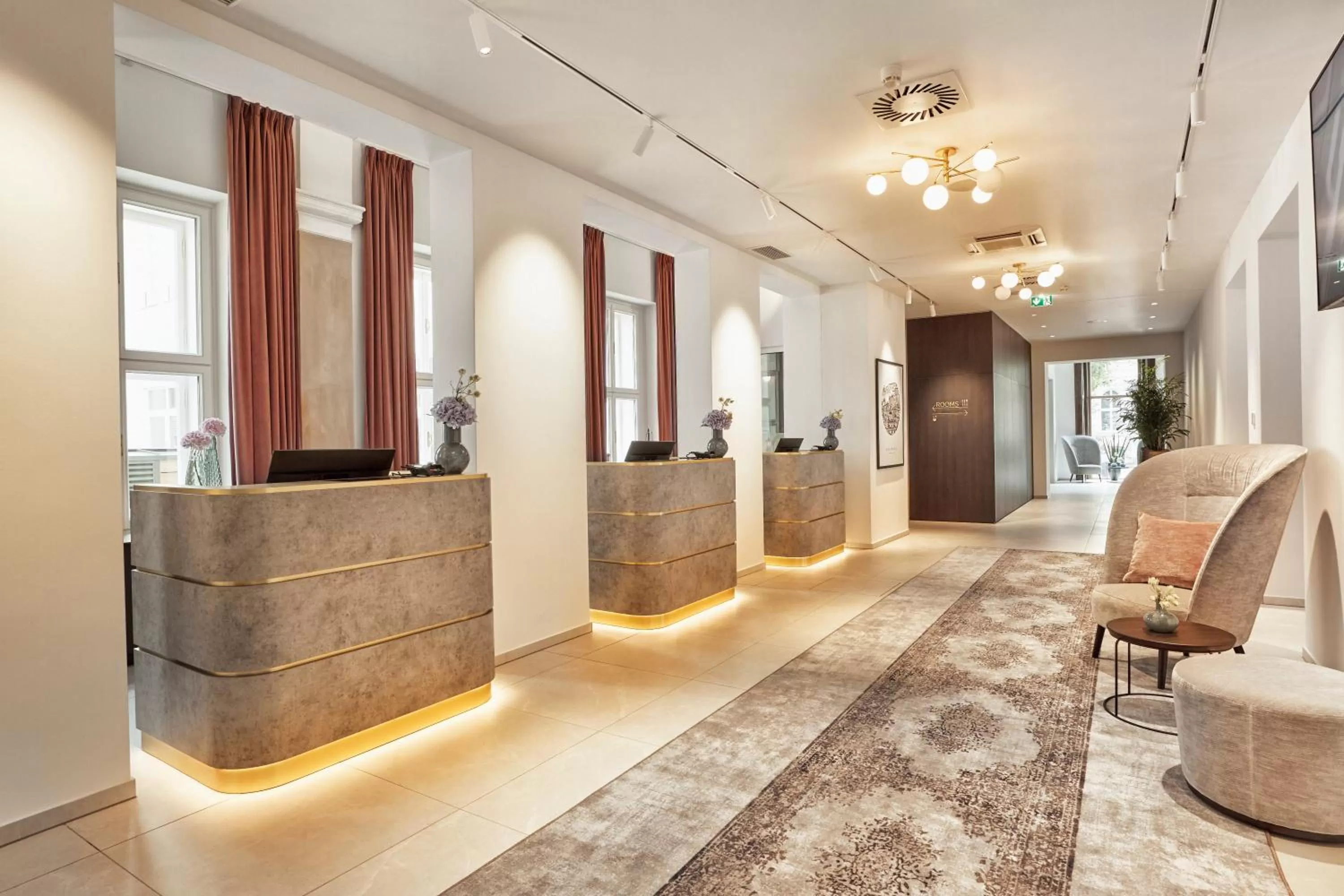 Lobby or reception in HYPERION Hotel Salzburg