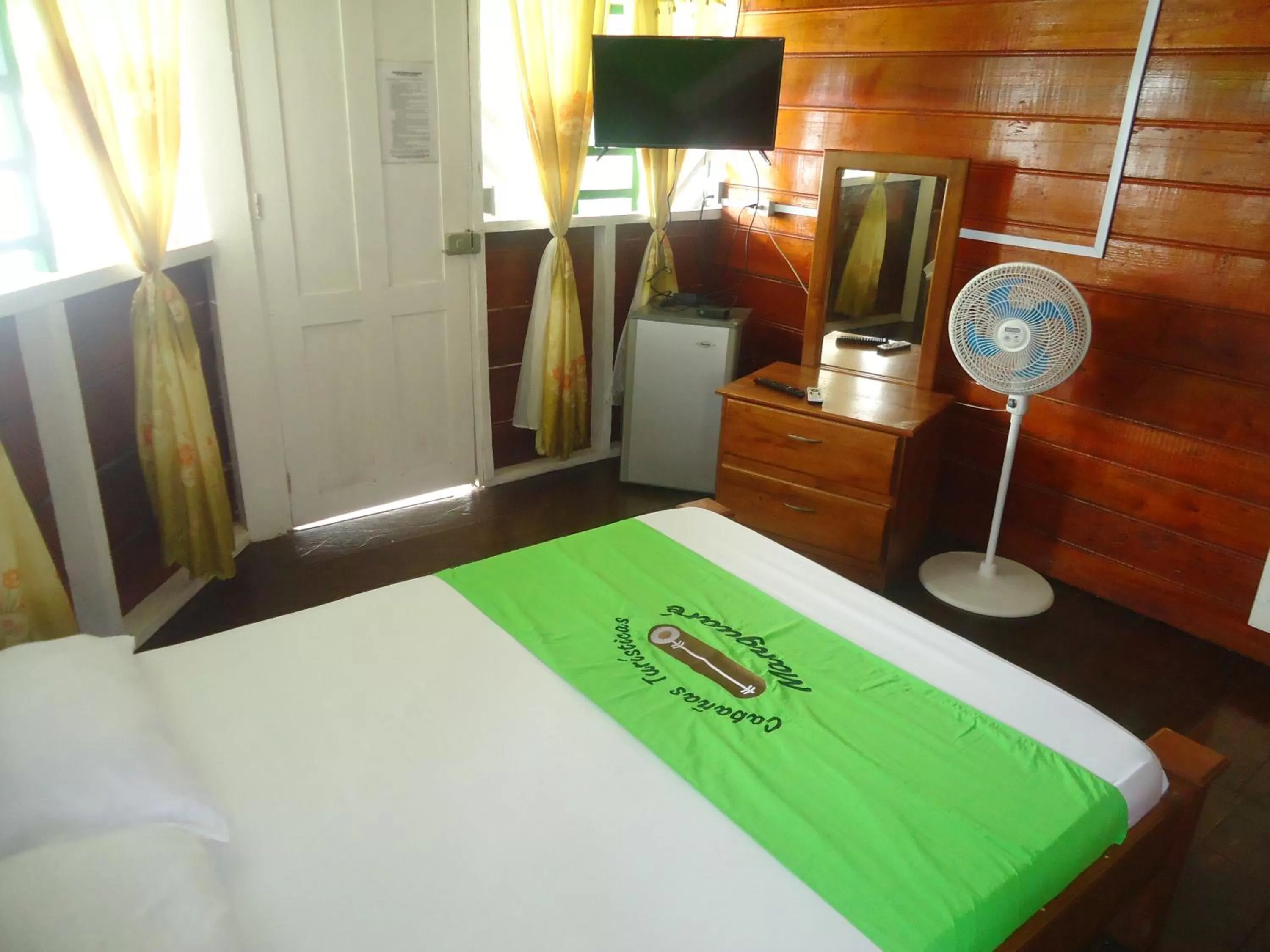 Decorative detail, Bed in Ecocabañas Manguare