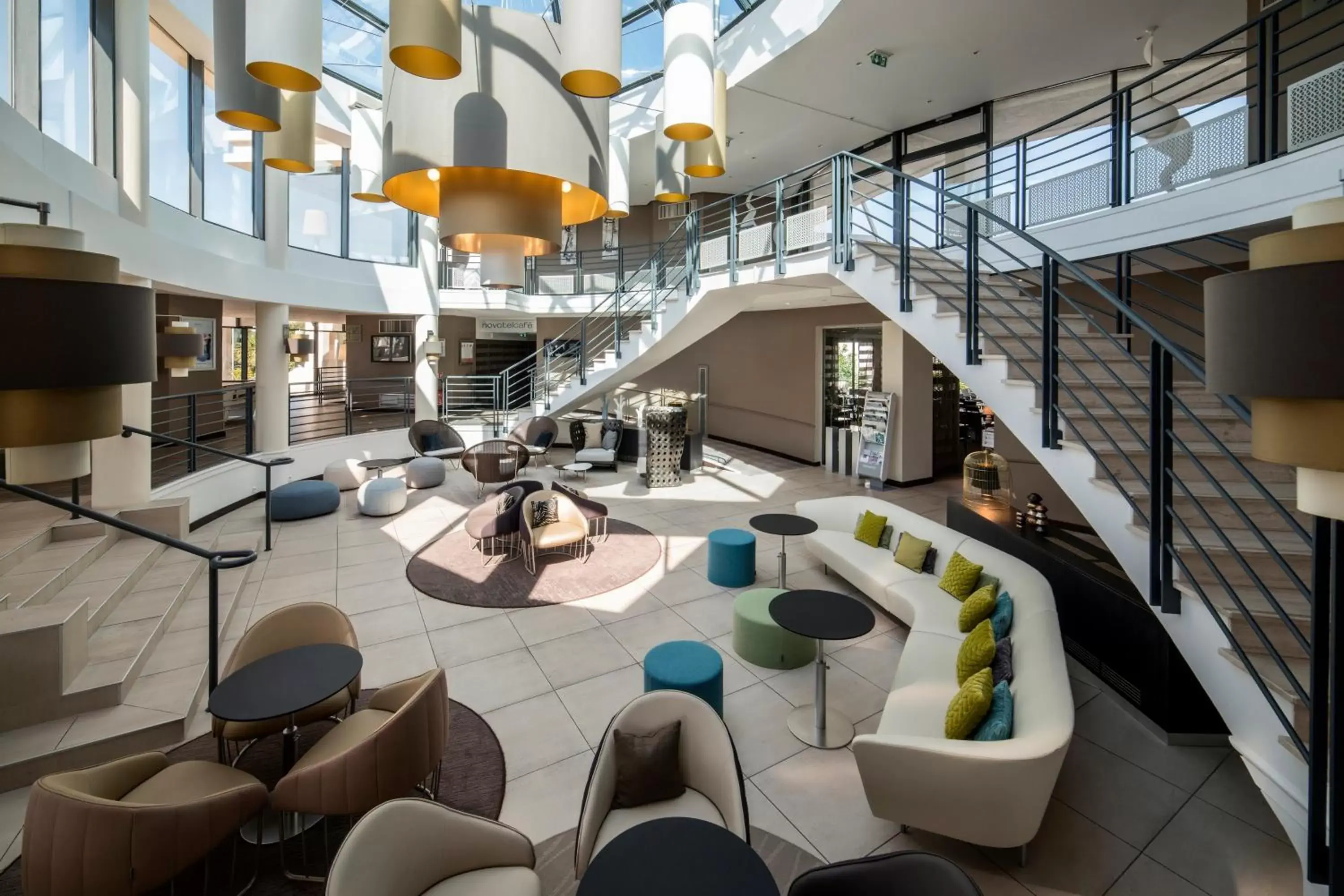 Lobby or reception in Novotel La Grande Motte Golf