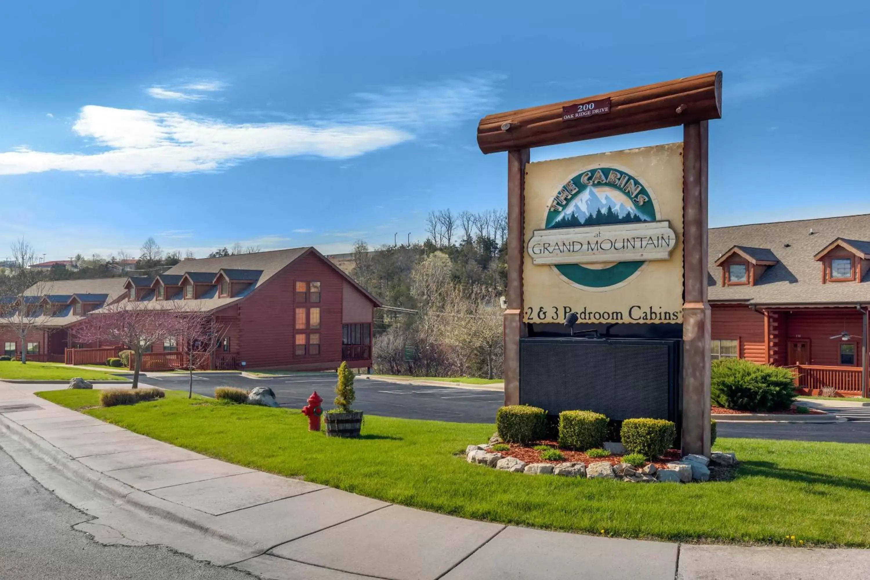 Property logo or sign, Property Building in Cabins at Grand Mountain