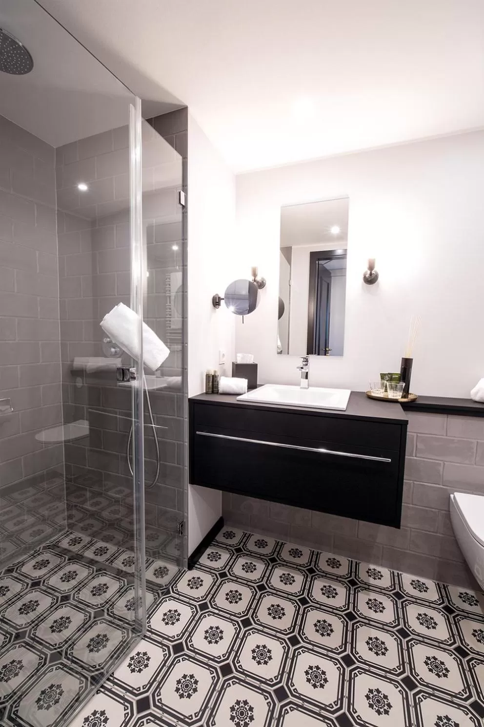 Bathroom in Prevôt Restaurant & Hotel