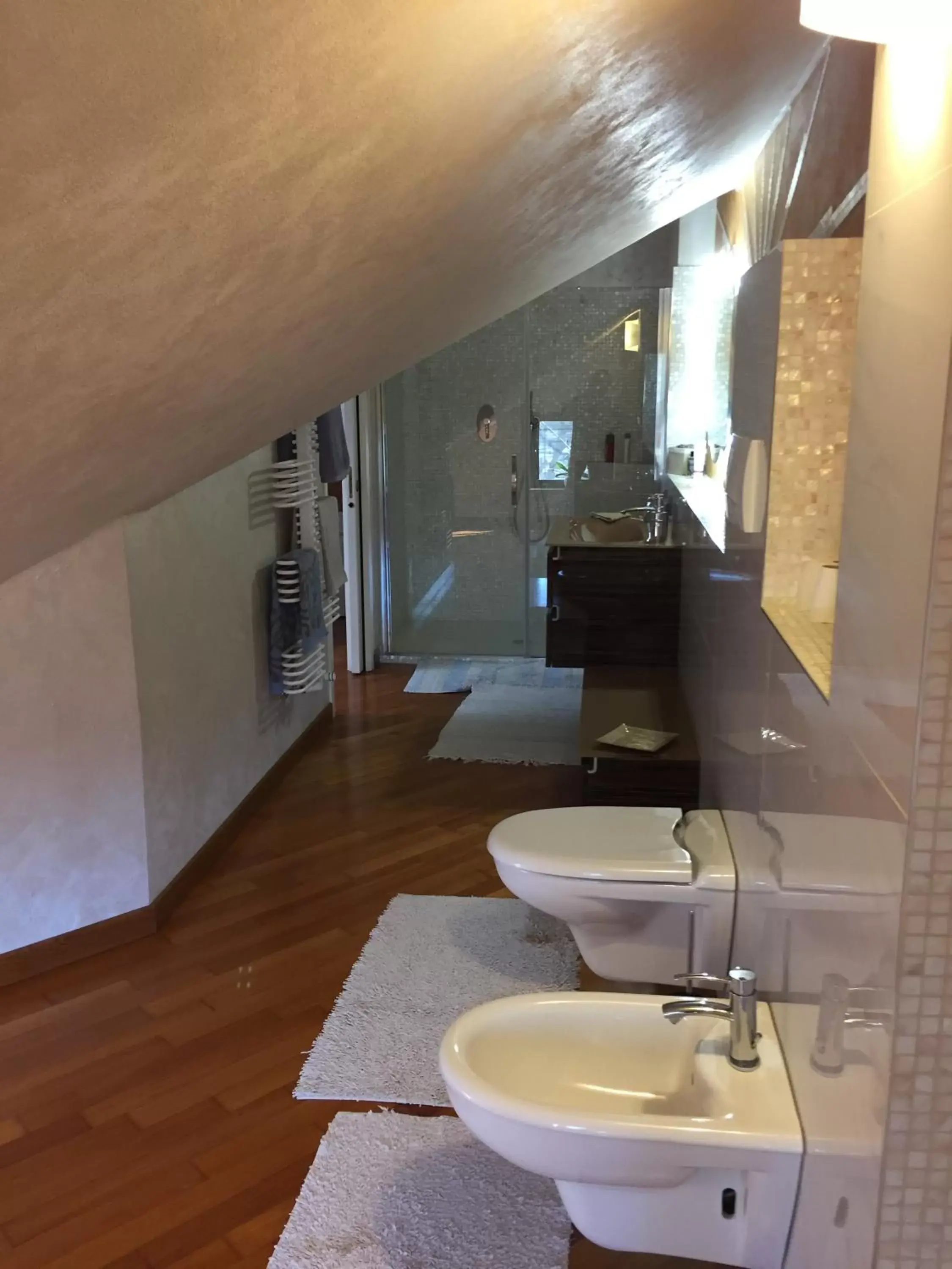 Shower, Bathroom in B&B Borgo dei Fiori
