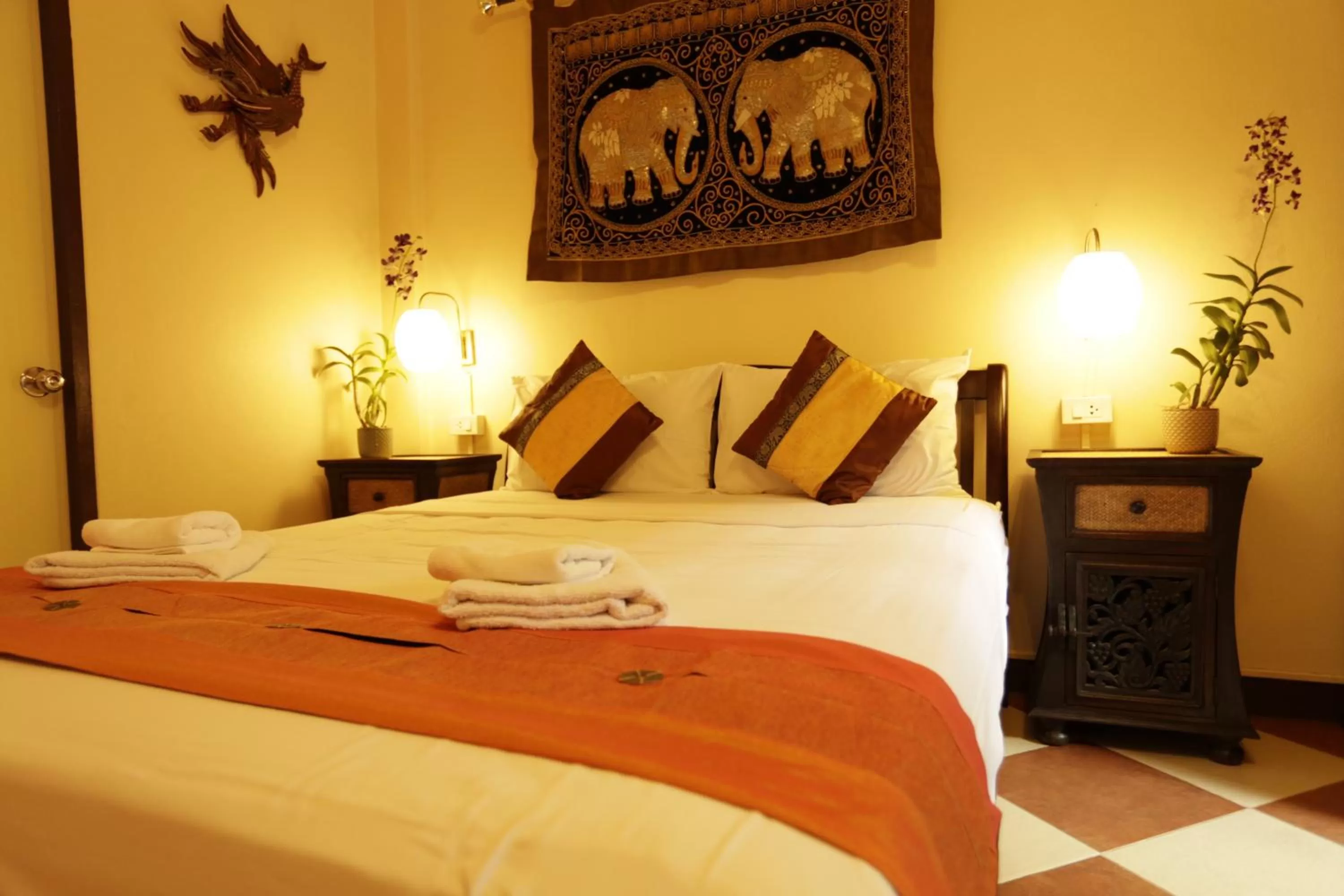 Bed in Liam's Guesthouse Adults Only