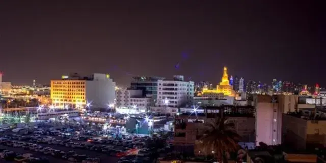 City view in Doha Dynasty Hotel