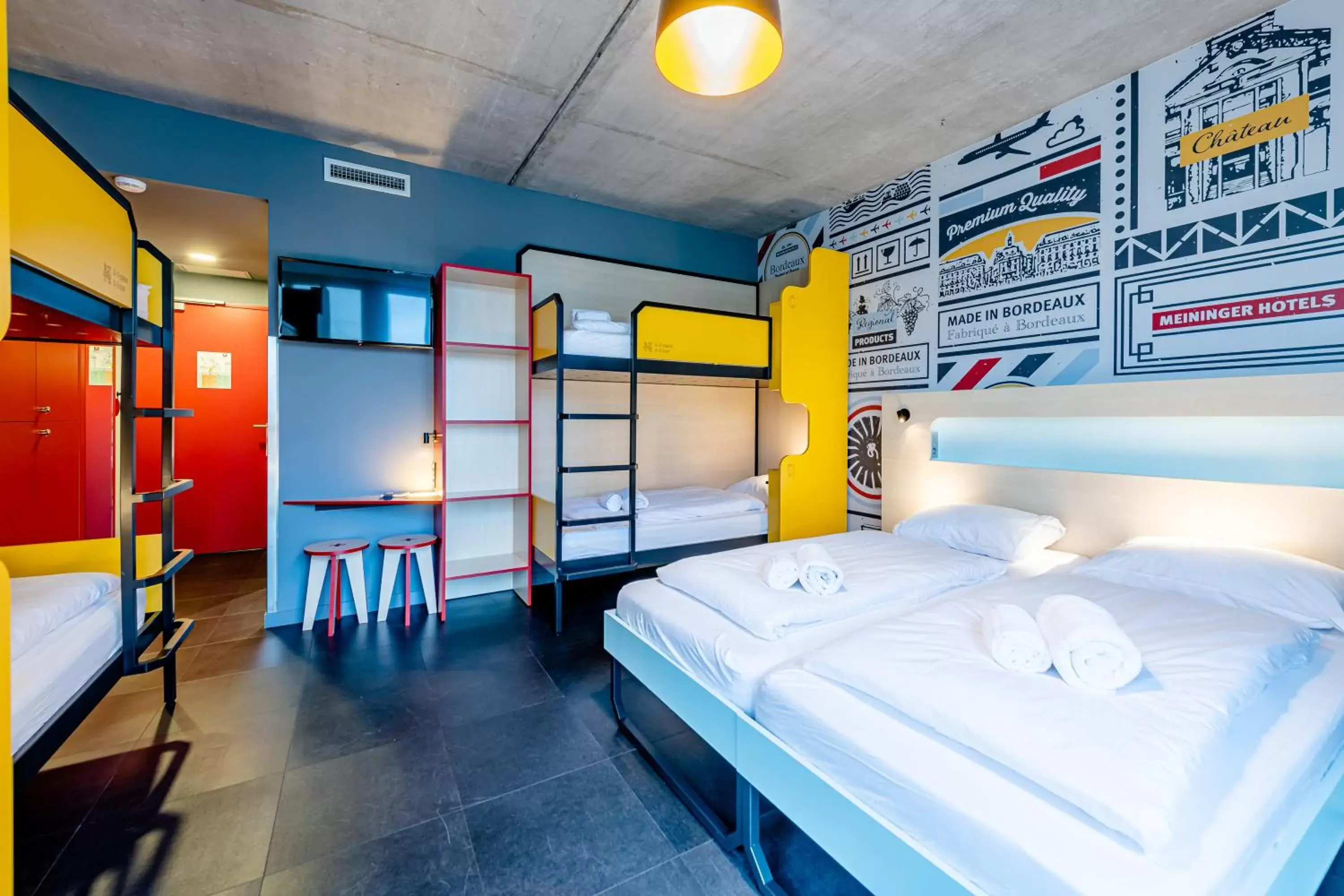 Bedroom, Bunk Bed in MEININGER Hotel Bordeaux Gare Saint-Jean