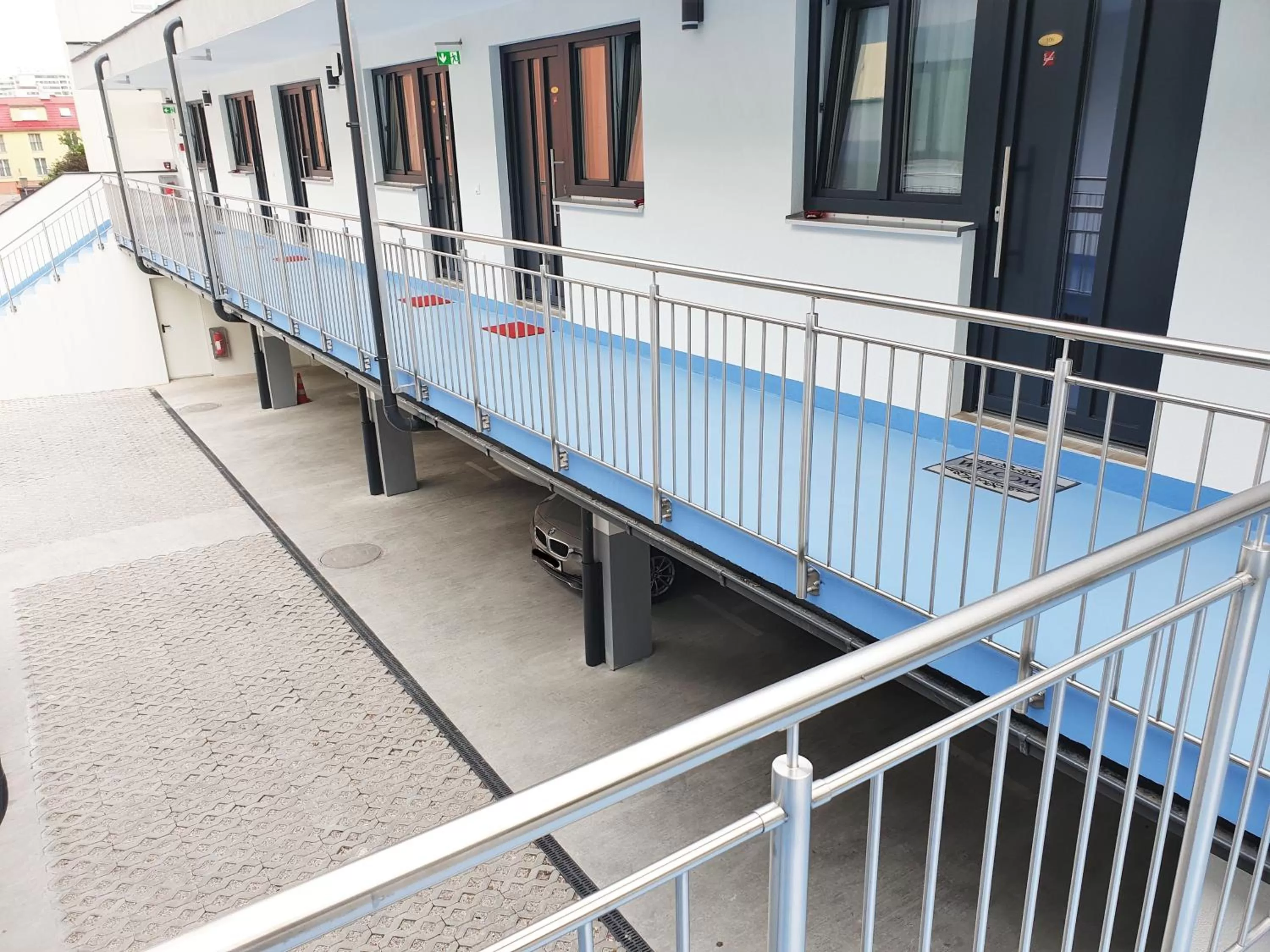 Patio in Hotel König