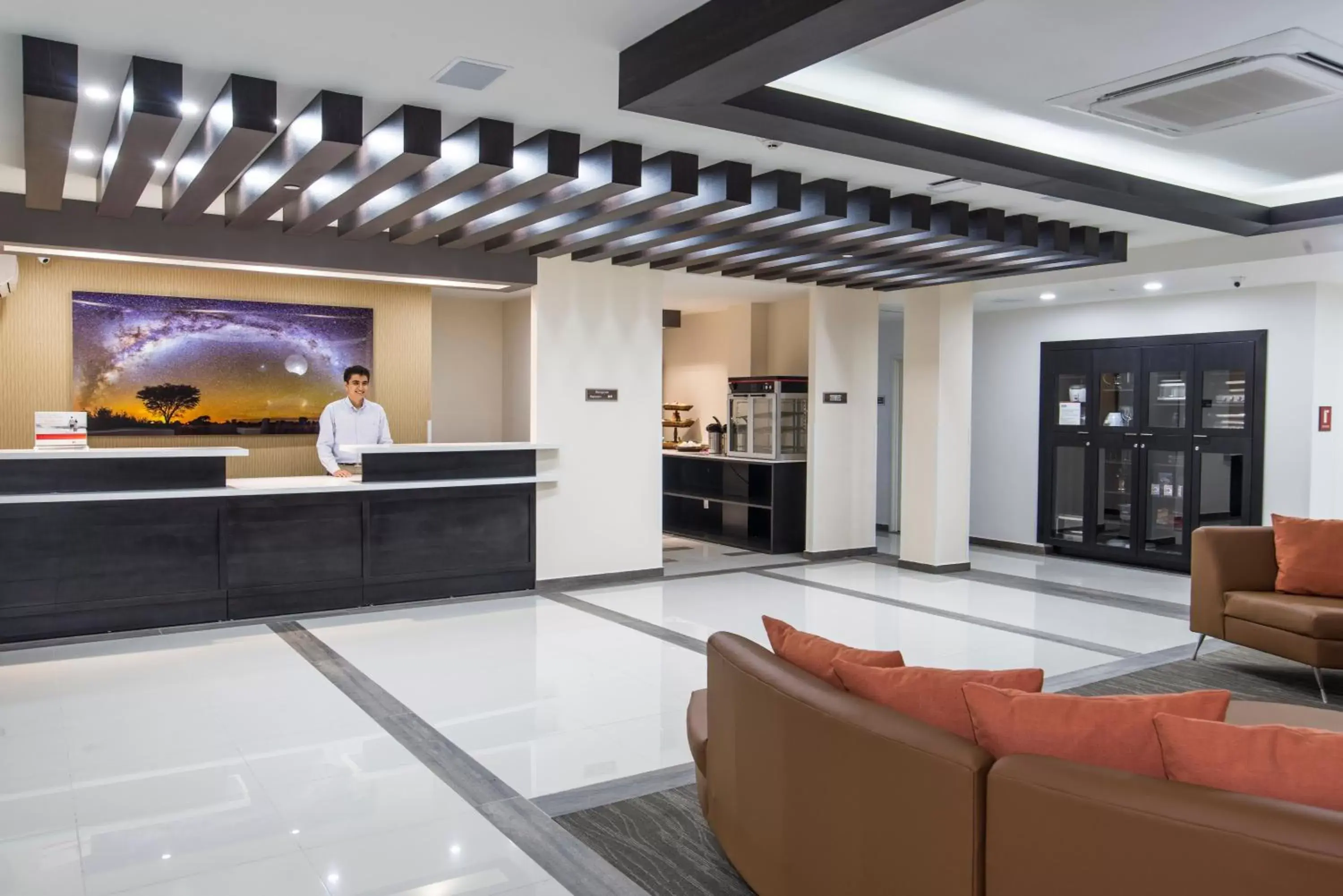 Property building, Lobby/Reception in Candlewood Suites - Queretaro Juriquilla, an IHG Hotel