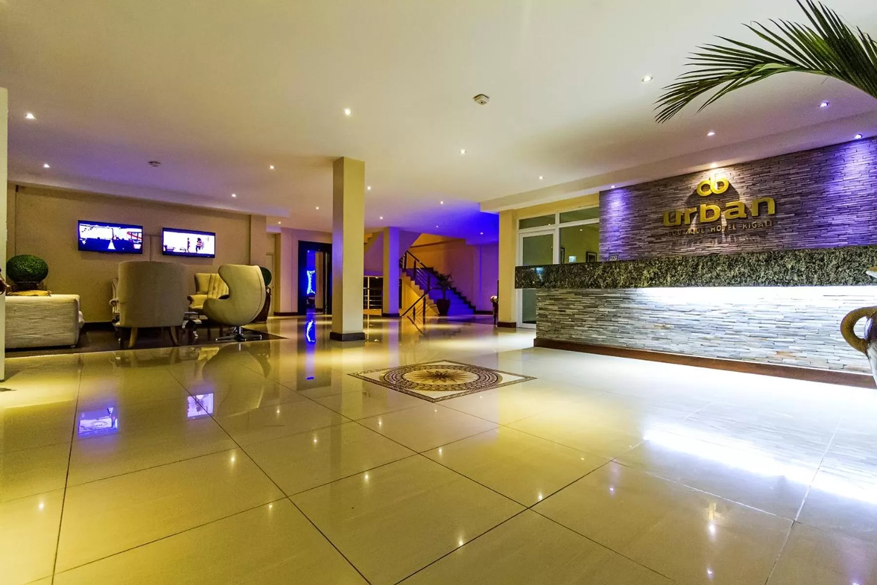 Lobby or reception in Urban by CityBlue Kigali